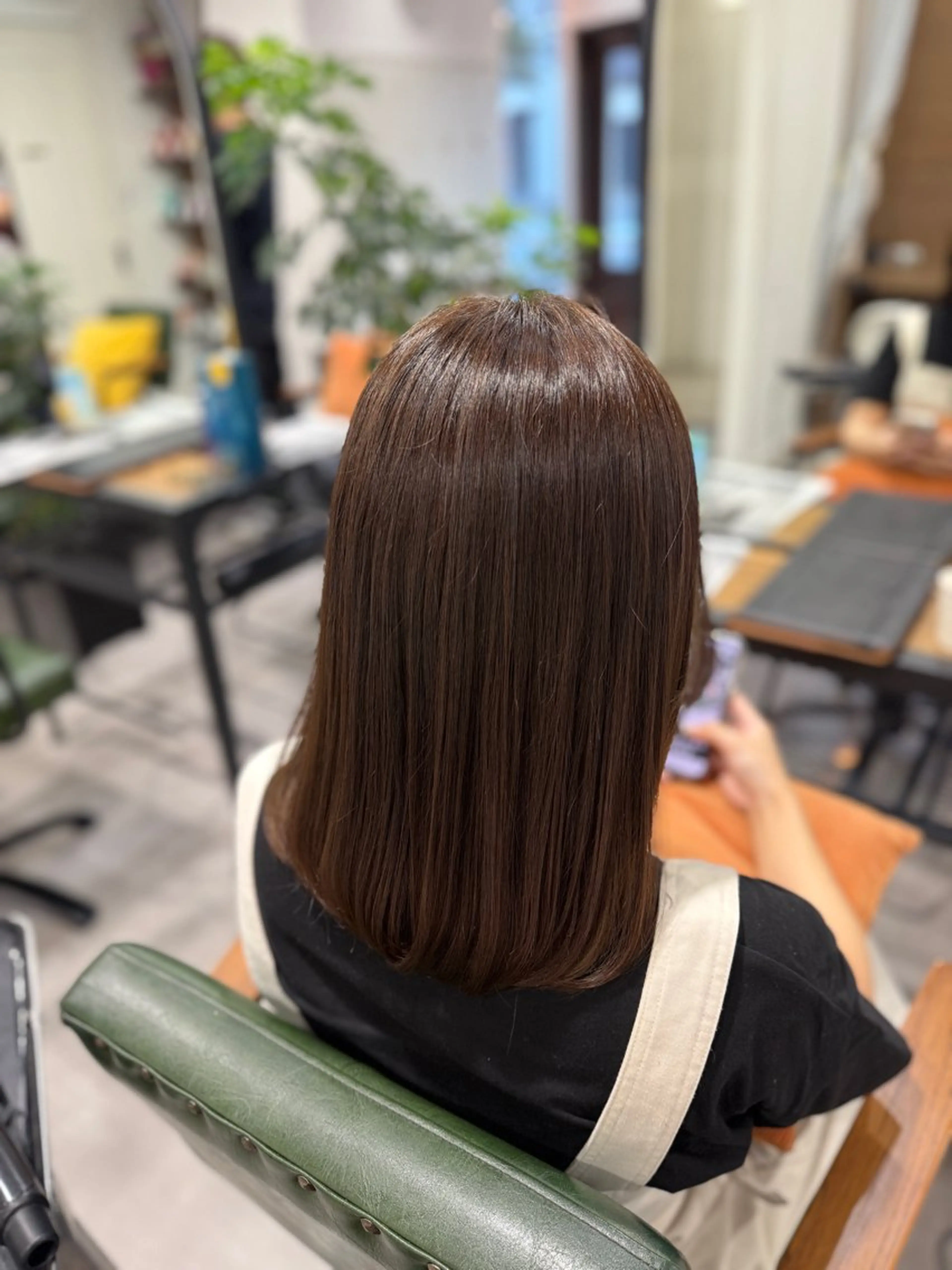 【⛄️🎄今だけ🉐54%OFF❣️レゾトリートメント付】➕カット✂️➕アディクシーカラー➕Aujua 1stepTRの写真