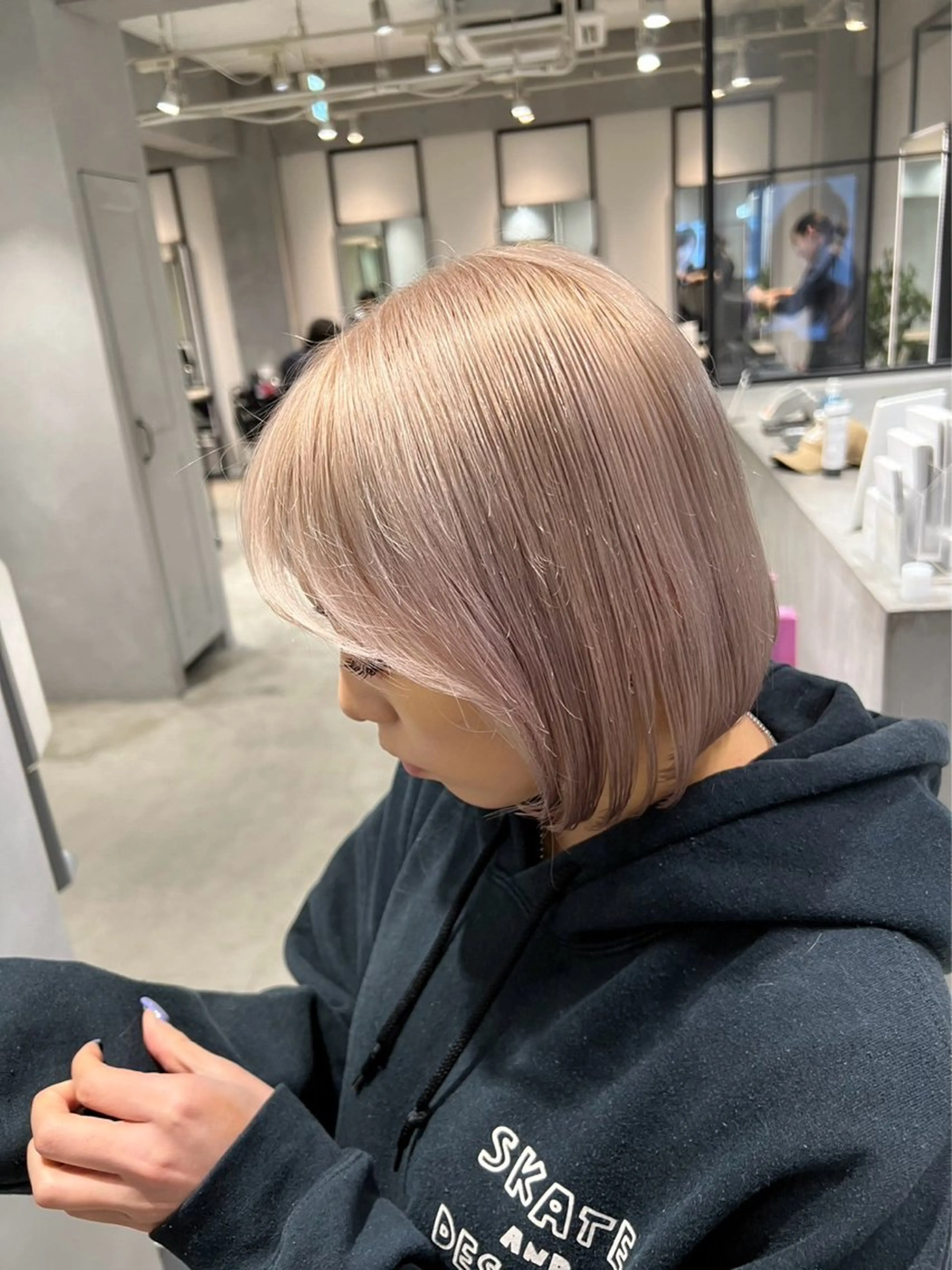 【ブリーチ込み】✨ケアブリーチ＋ケアカラー＋Aujuaトリートメント✨の写真