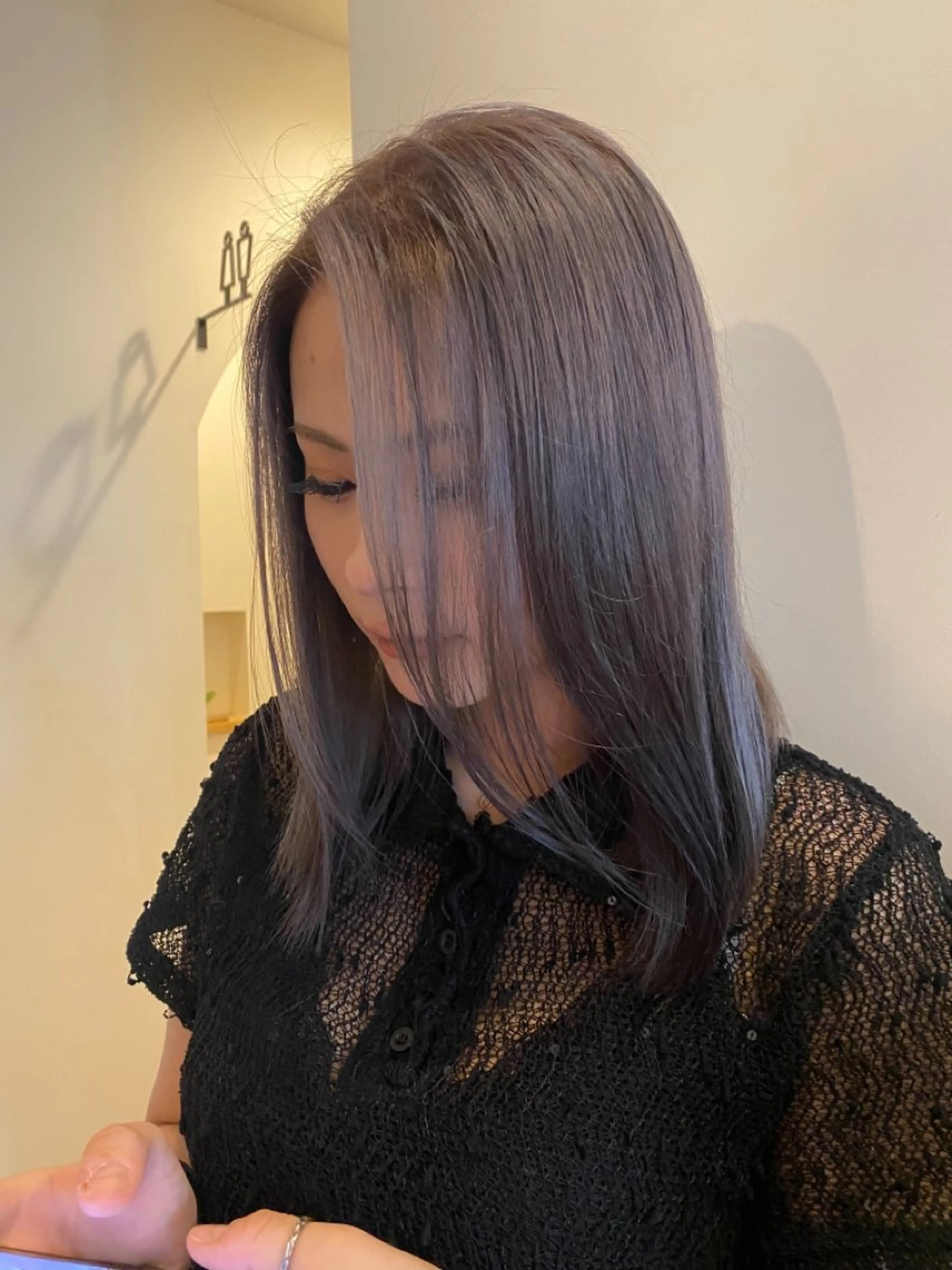 カラー 透明感カラー sity 紅愛のヘアスタイル