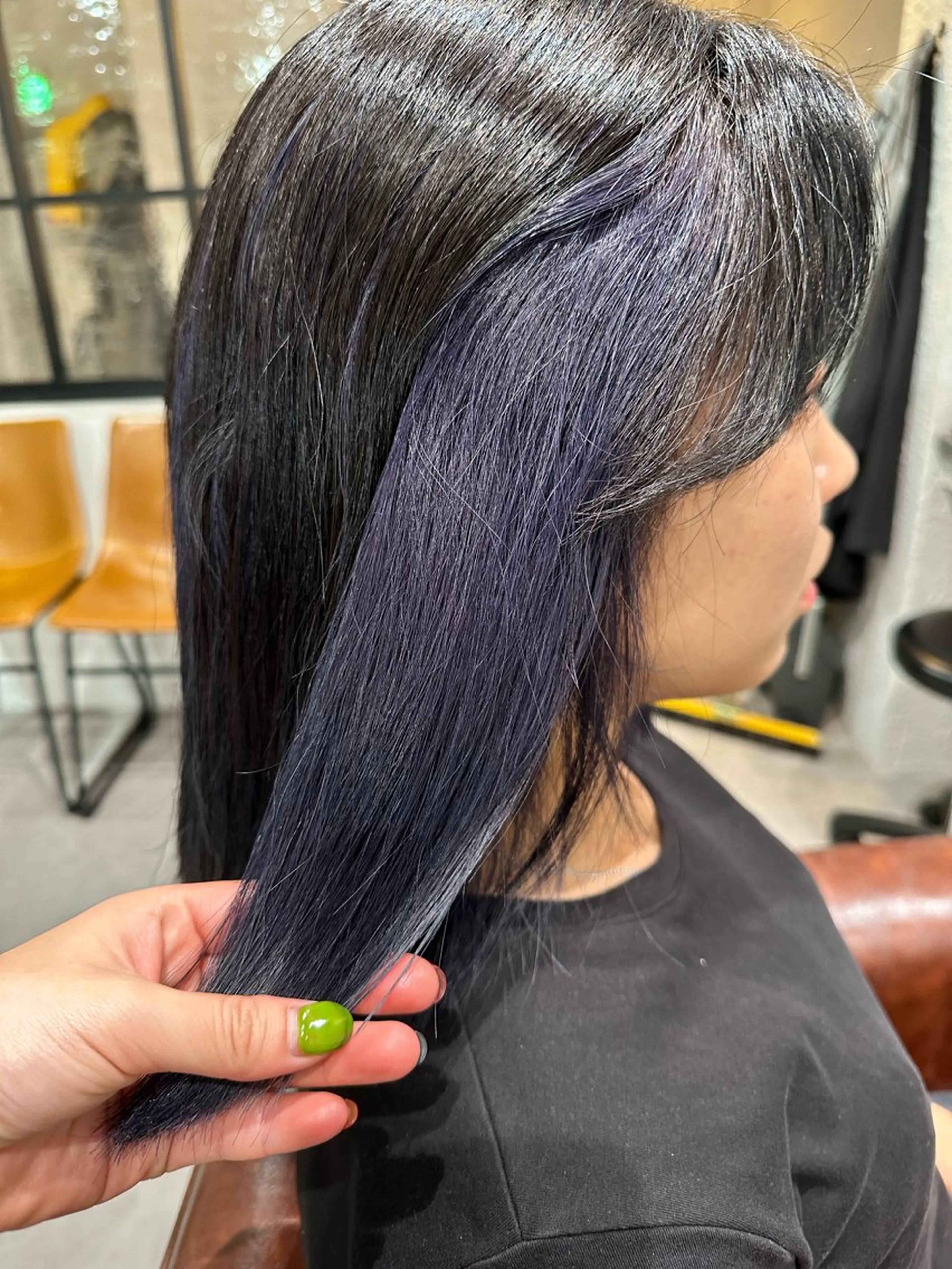 カラー ブリーチ シルバー ヘアカラー rias HARU /カラーモデル募集のヘアスタイル