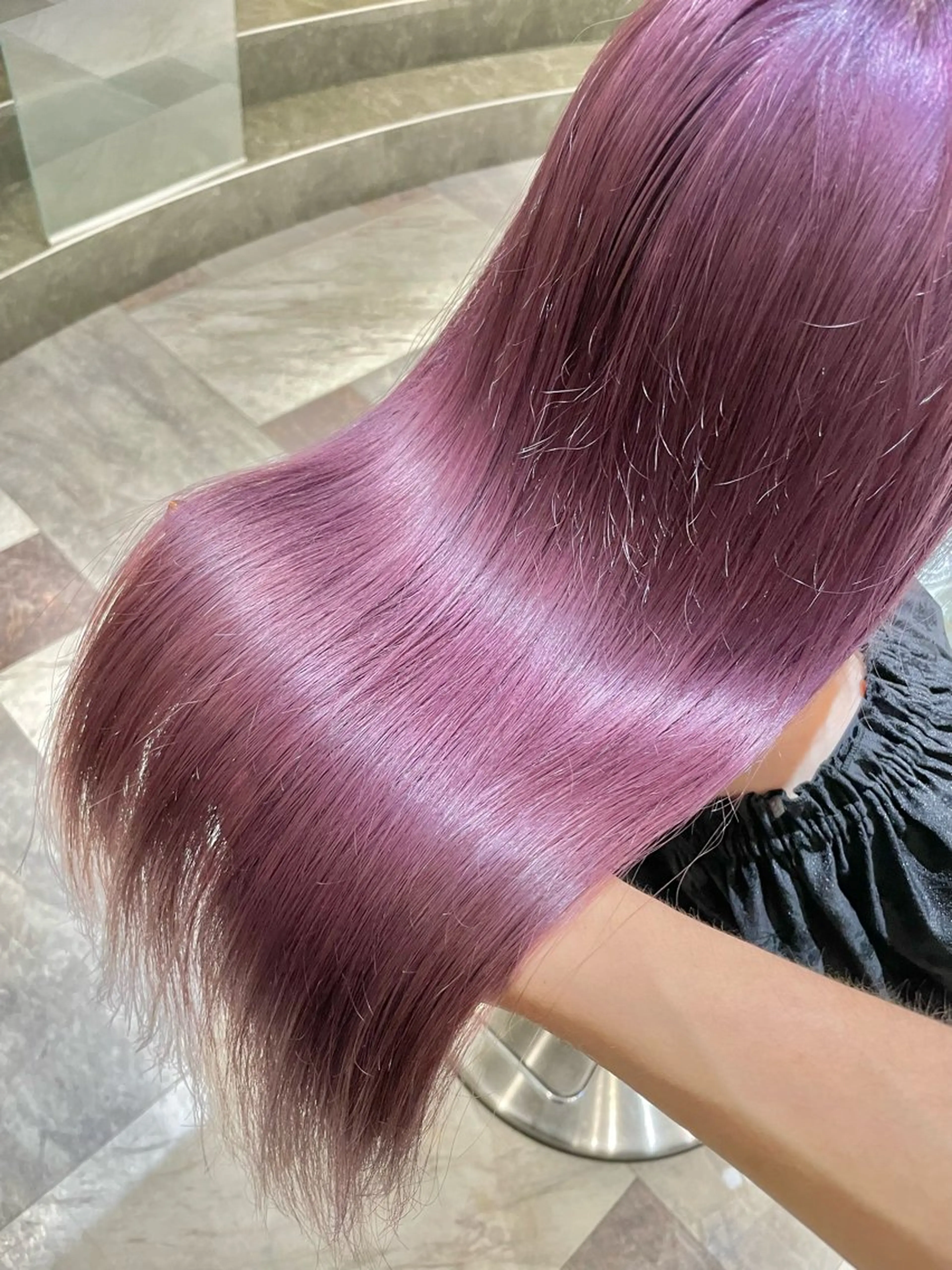 セミロング カラー バレイヤージュ ブリーチ ケアブリーチ ダブルカラー グラデーションカラー 美髪/カラー 美容院🌈渡辺隼也のヘアスタイル