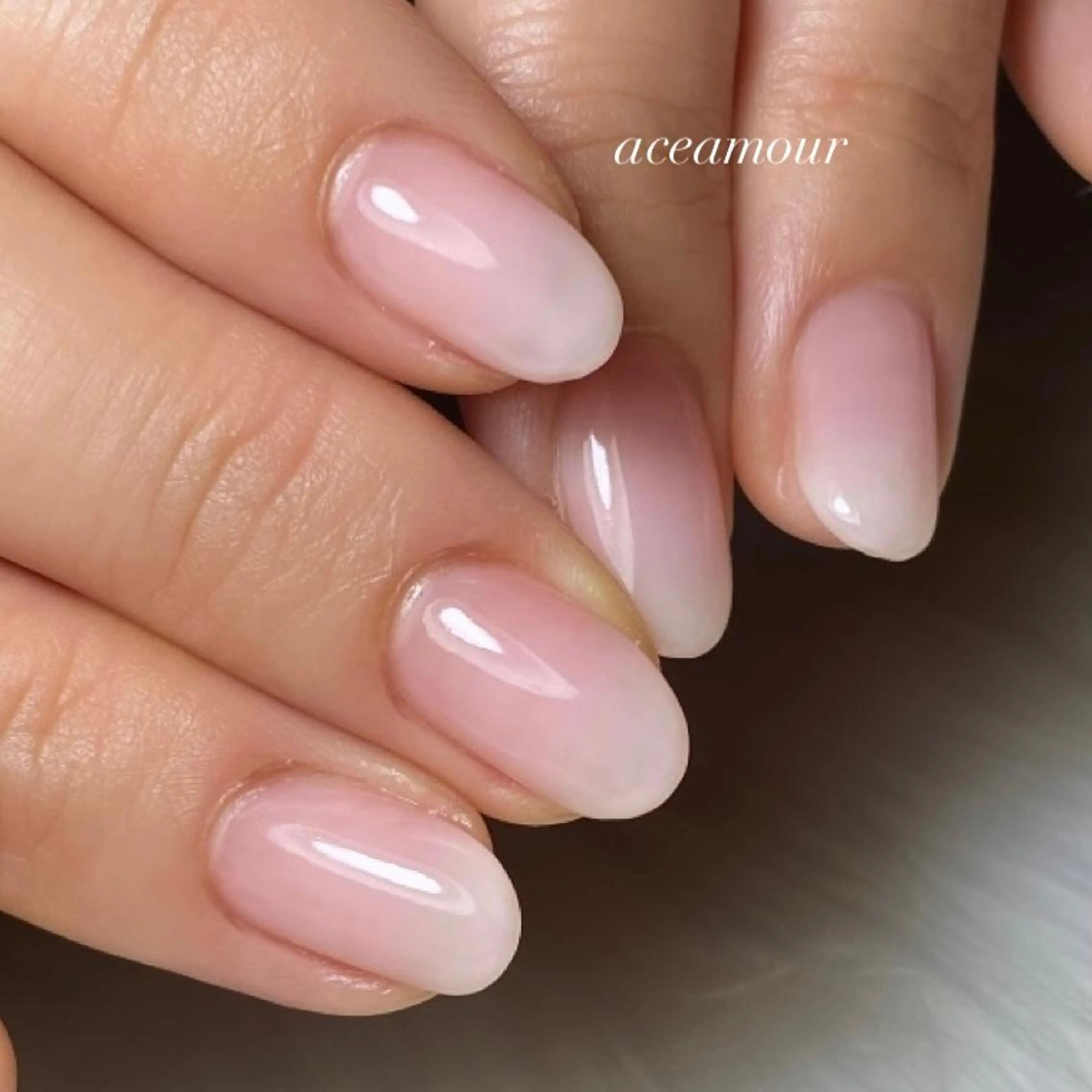 ネイル ハンドネイル ハンドケア ネイル/耳つぼ /新ホワイトニングのネイルデザイン