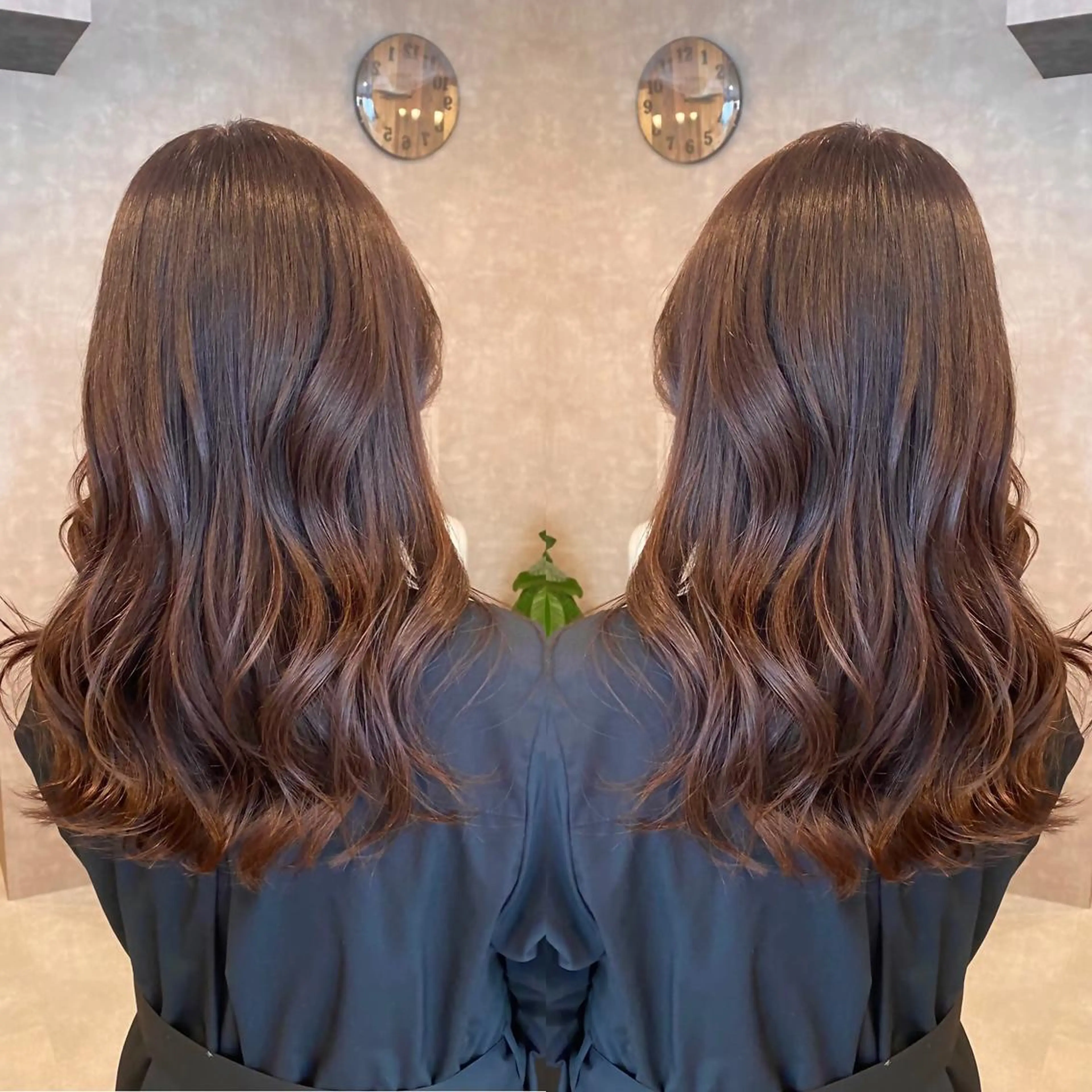 ロング カラー カット トリートメント tocca 💜石田愛結💜のヘアスタイル