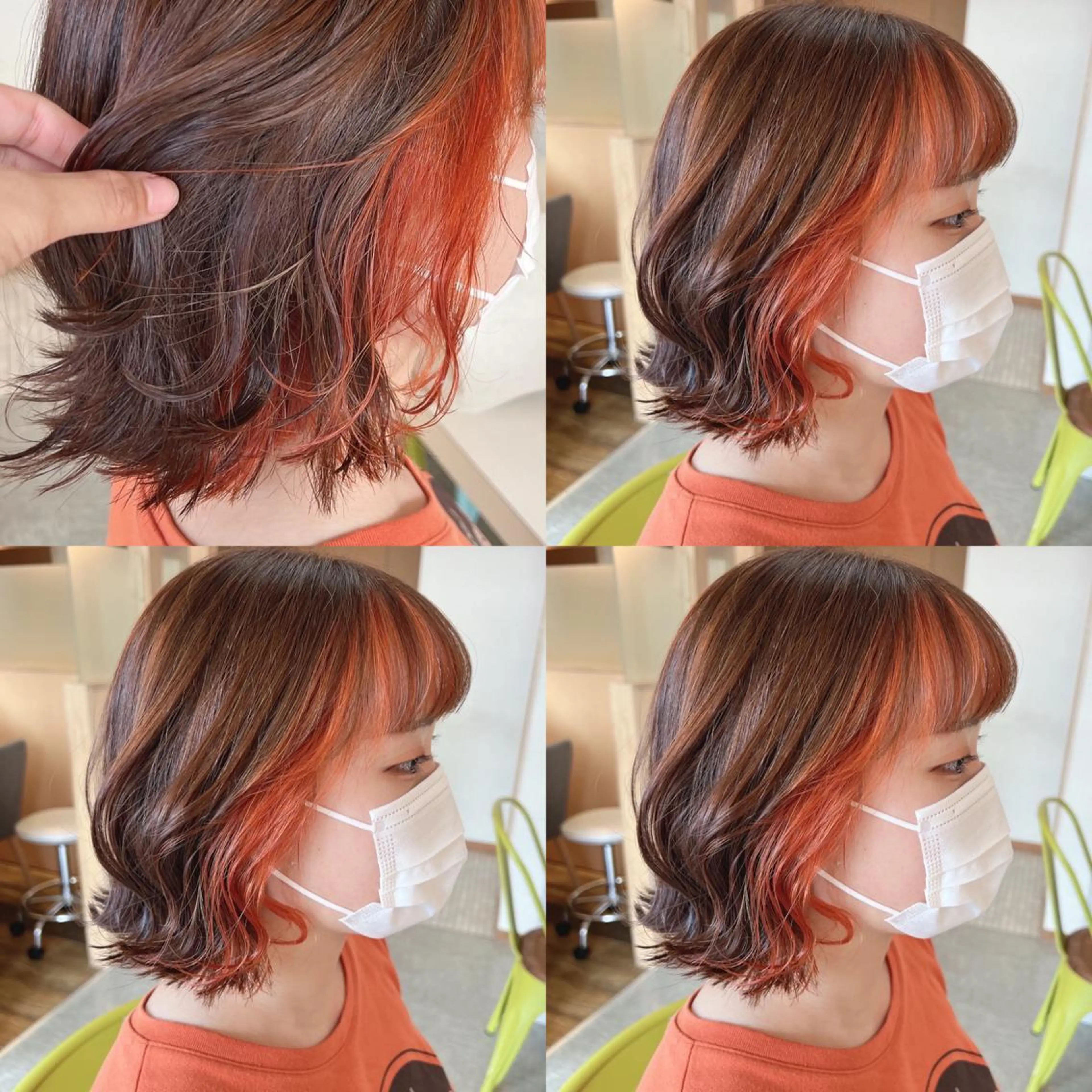 ミディアム カラー カット ヘアカラー 🌻井上 マリー🌻のヘアスタイル