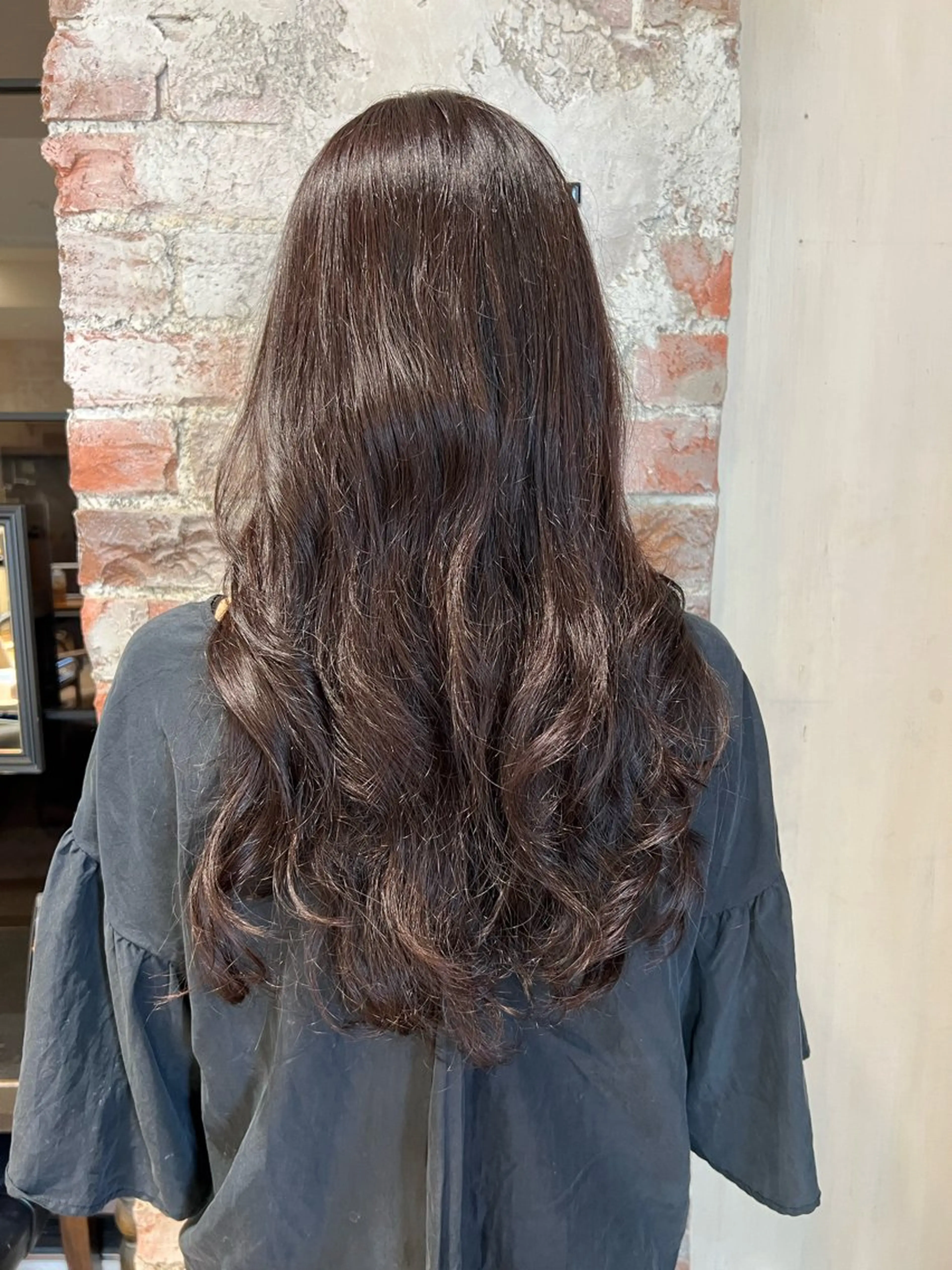 ロング パーマ 💍新宿ショート 💍岩田莉奈のヘアスタイル