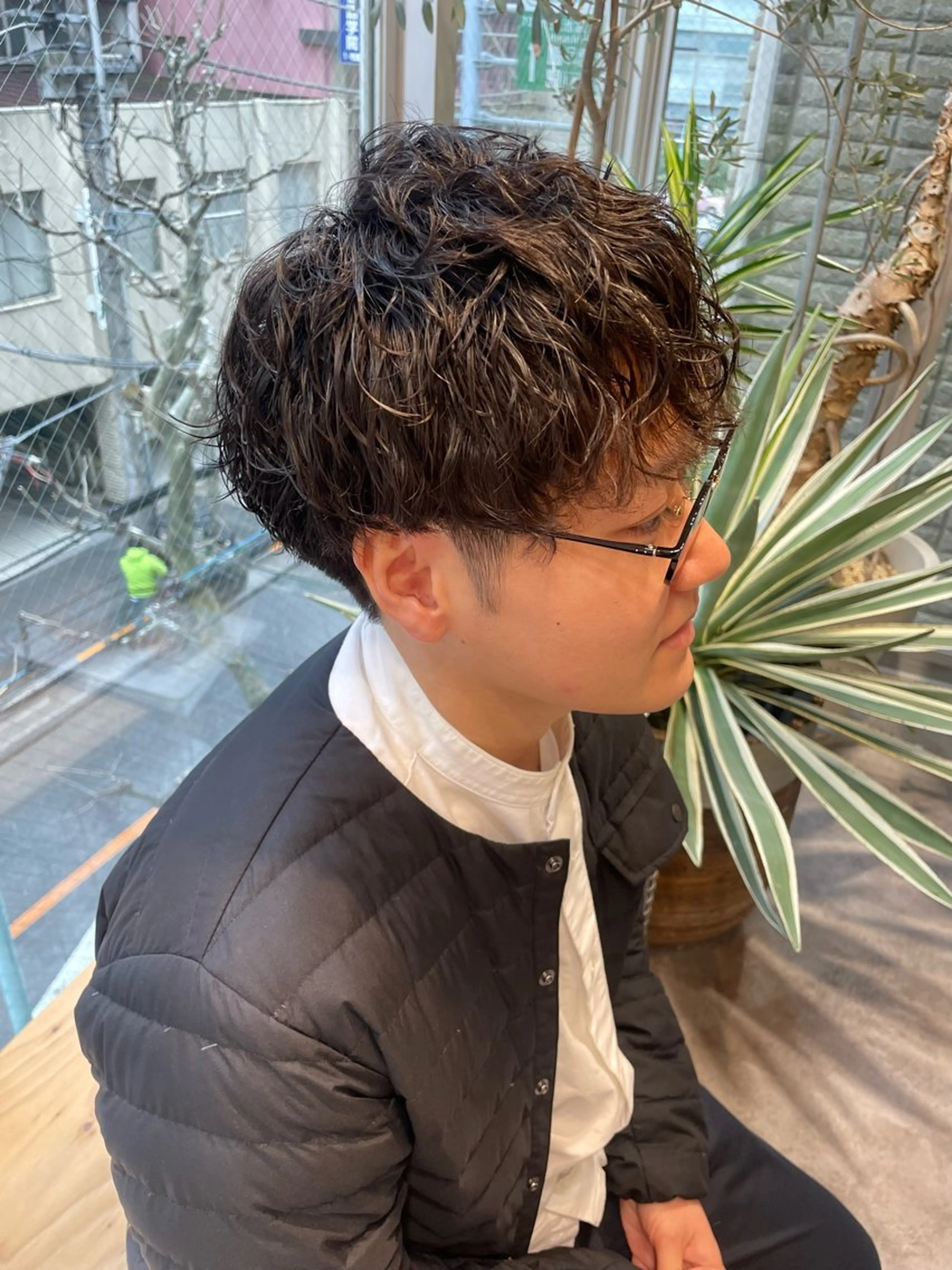 ショート パーマ 透明感カラー 🦋AYAのヘアスタイル