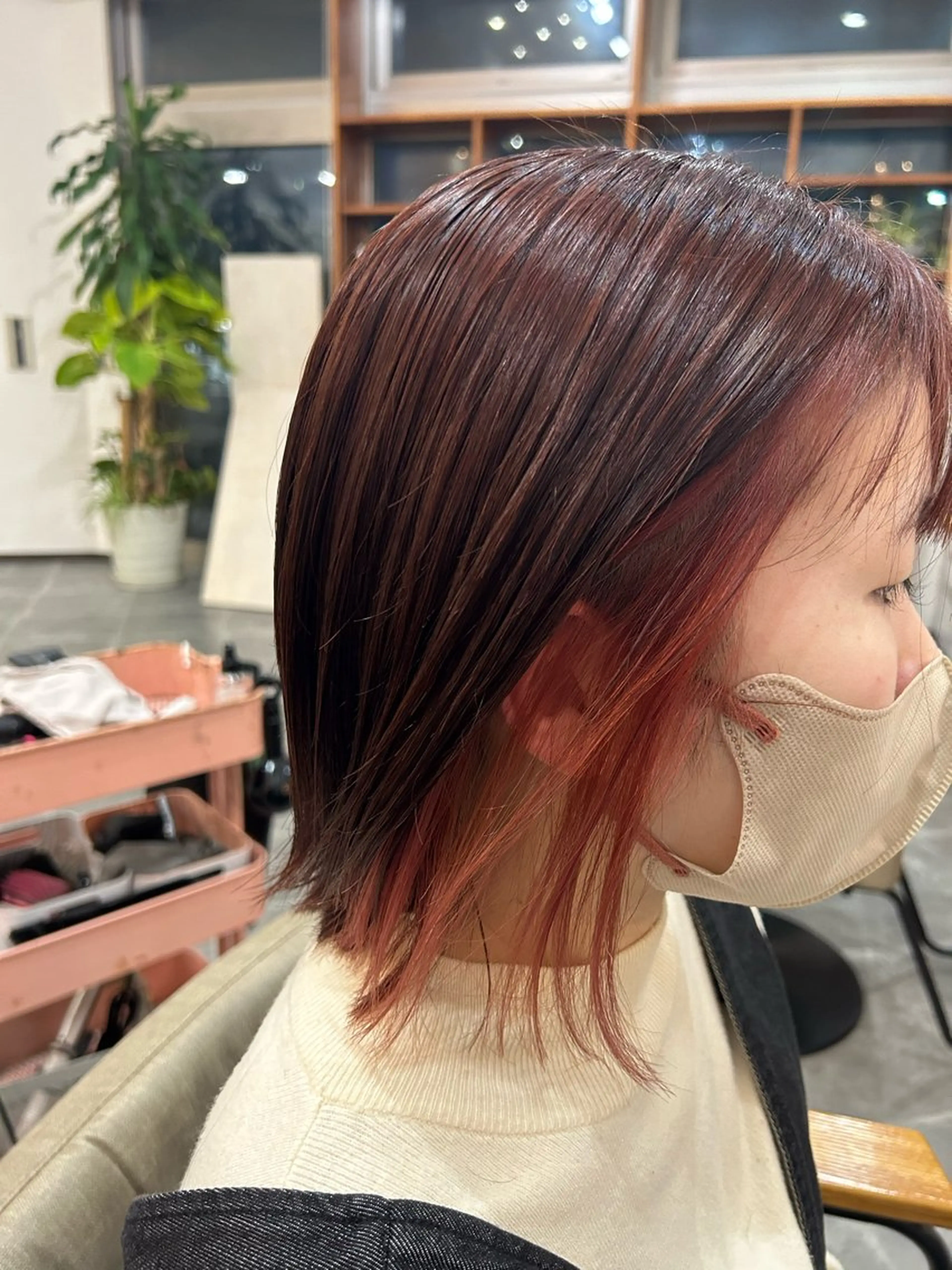 カラー elmo.所属・木庭 愛莉のヘアスタイル