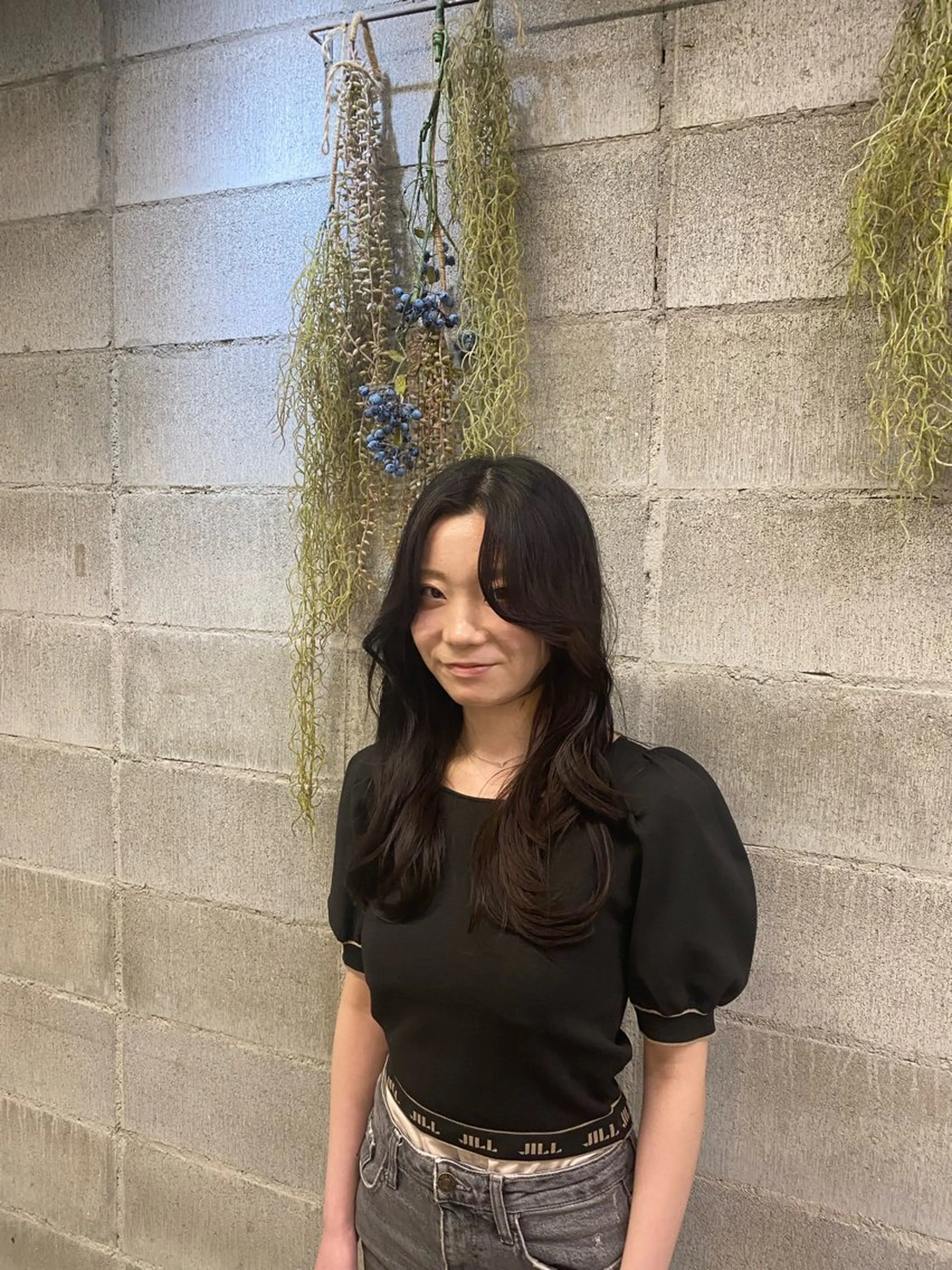 ロング 友利 翔太のヘアスタイル