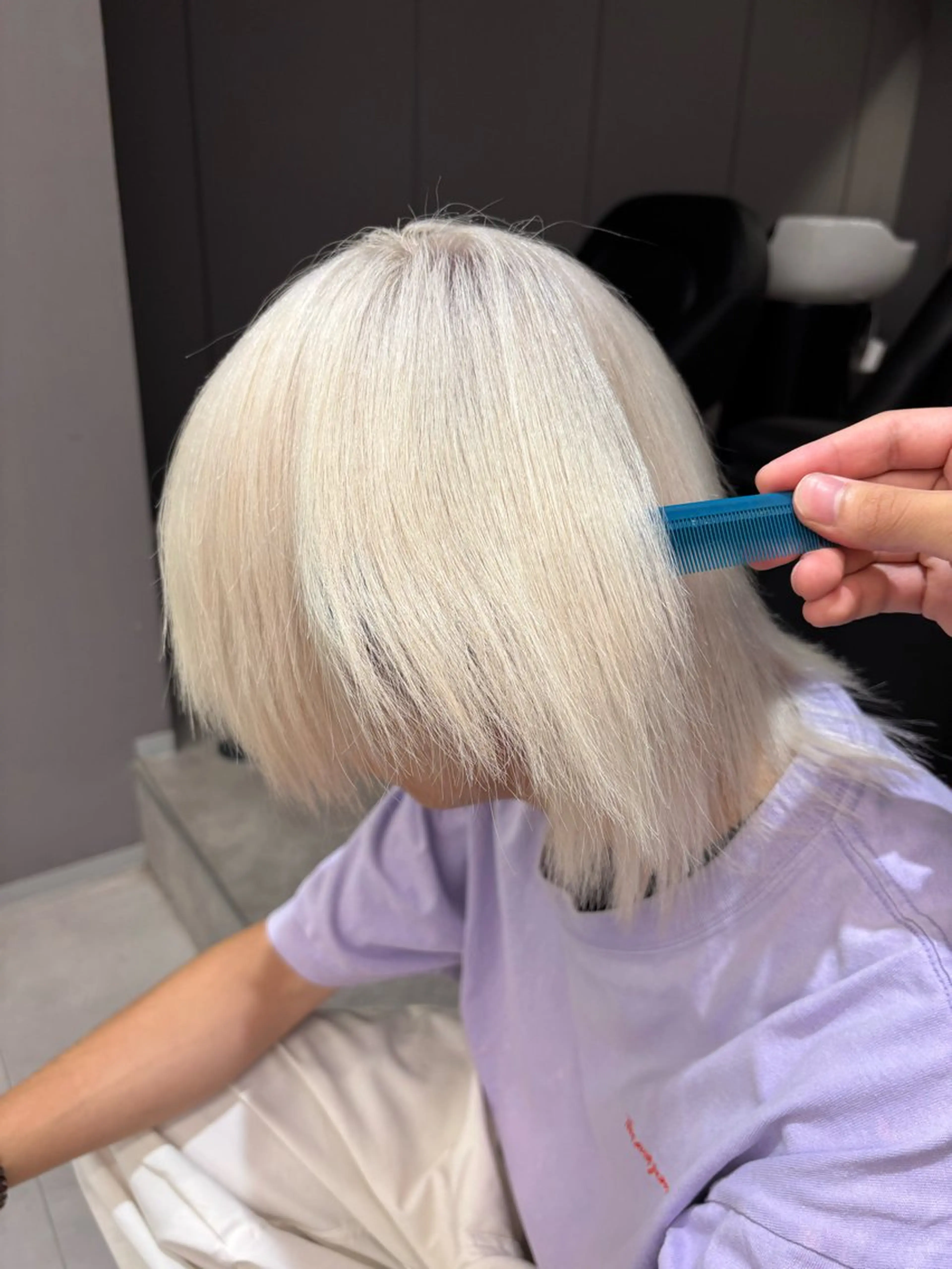 カラー メンズ ヘアカラー トリートメント 名古屋／デザイン／ ブリーチ/松井亮磨のヘアスタイル