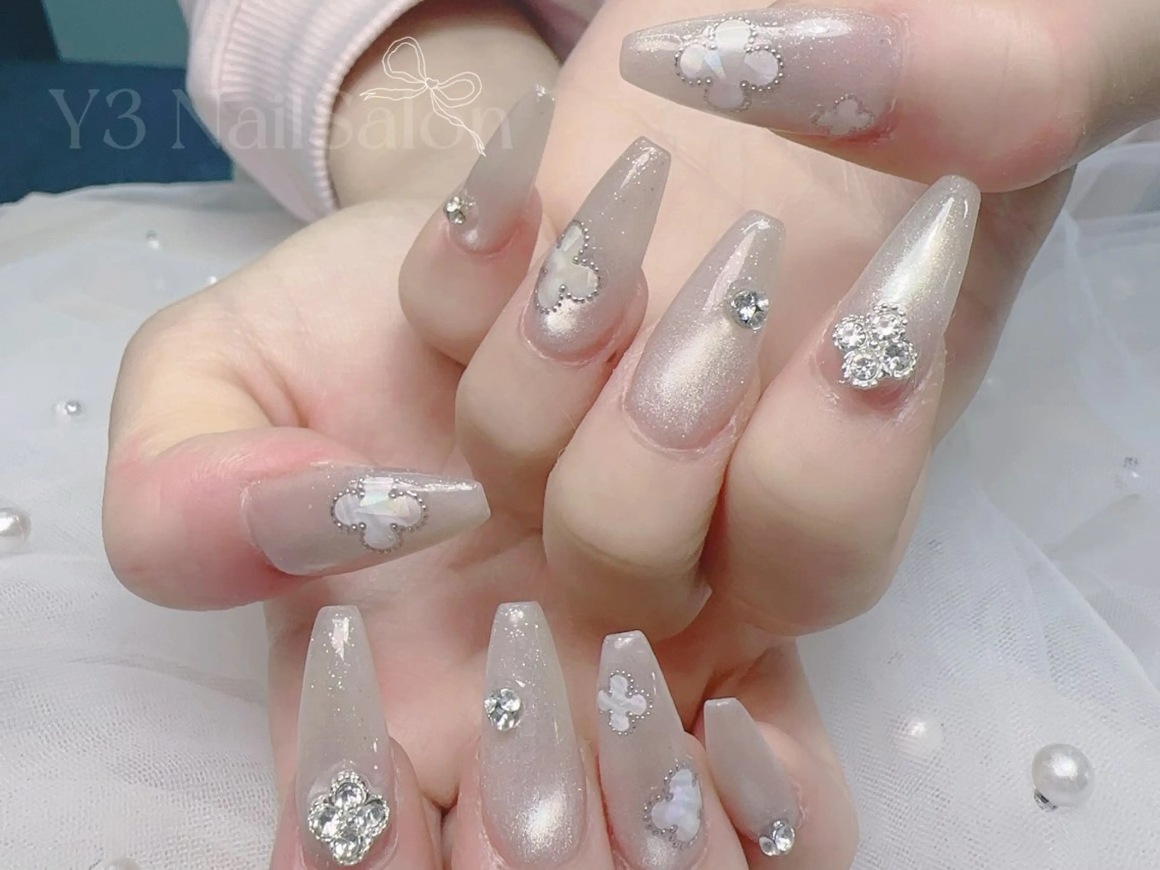 ネイル アートネイル マグネットネイル マグネットワンカラー ワンカラーネイル ハンドネイル Y3 Nail Salon所属・Y3 NailSalonのネイルデザイン