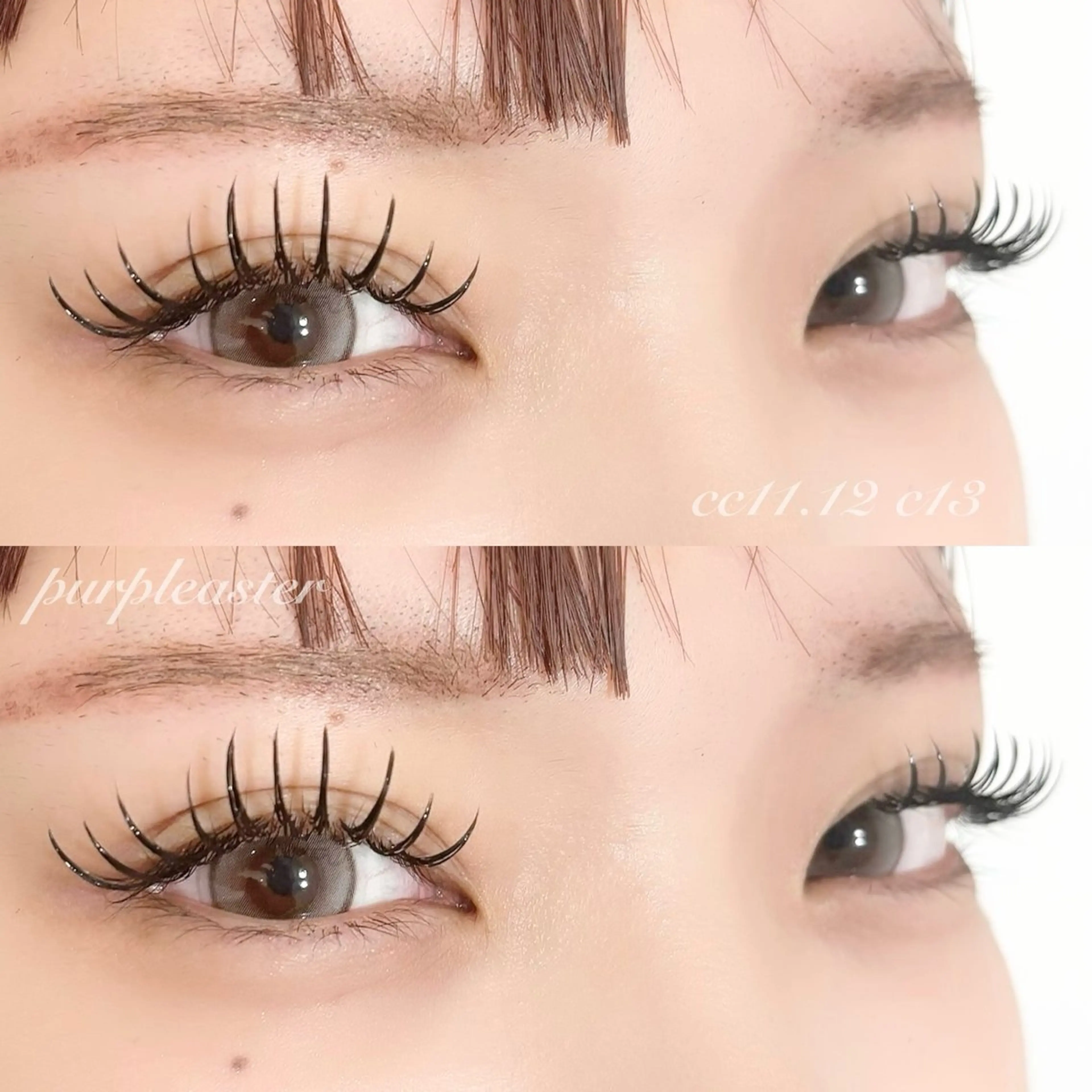 マツエク・マツパ バインドロック purple aster名駅店所属・パープルアスター/ mako🐈‍⬛🤍のマツエク・マツパデザイン