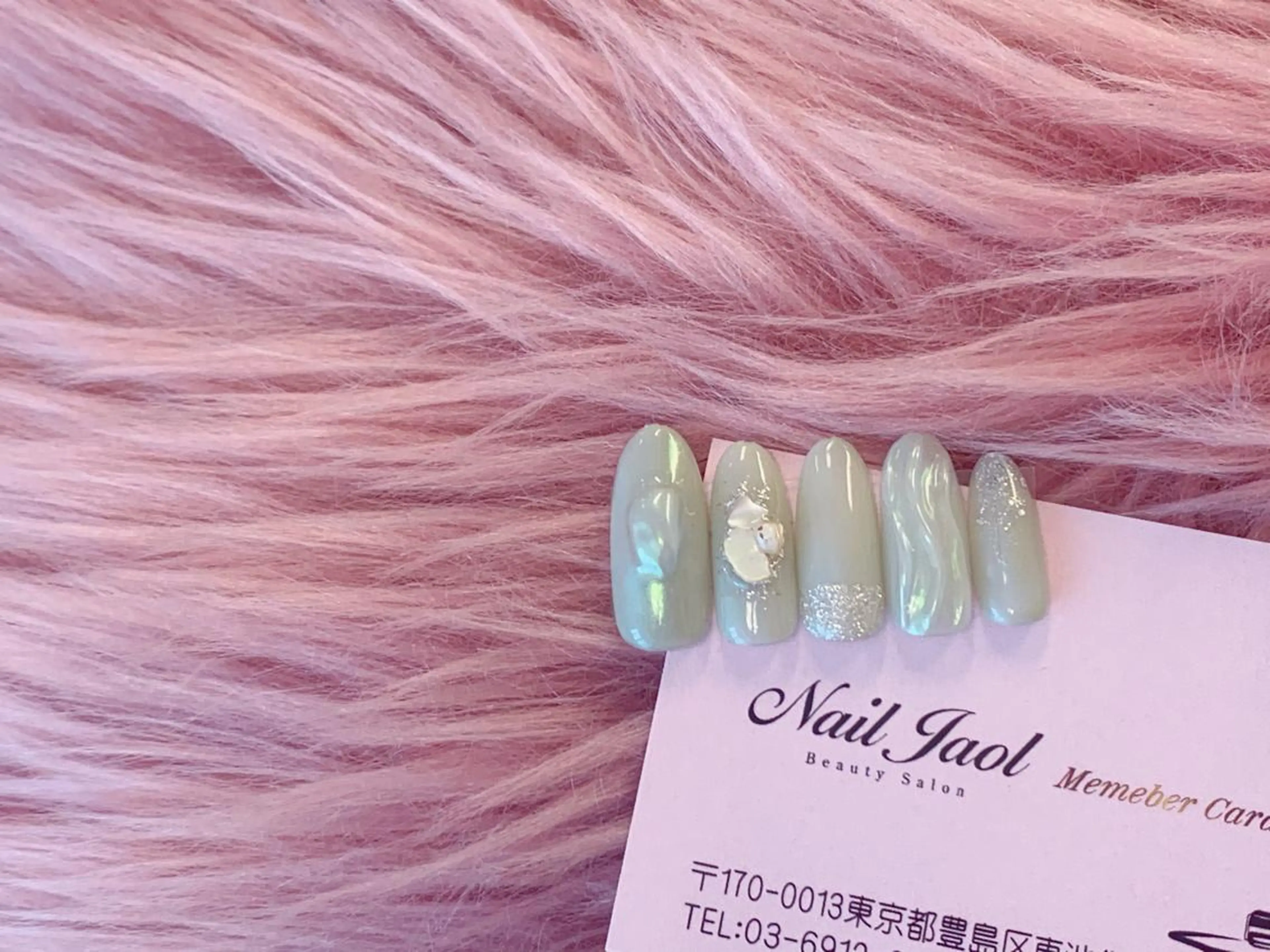 ミディアム nail jaol池袋店所属・ネイルJaol 池袋のネイルデザイン