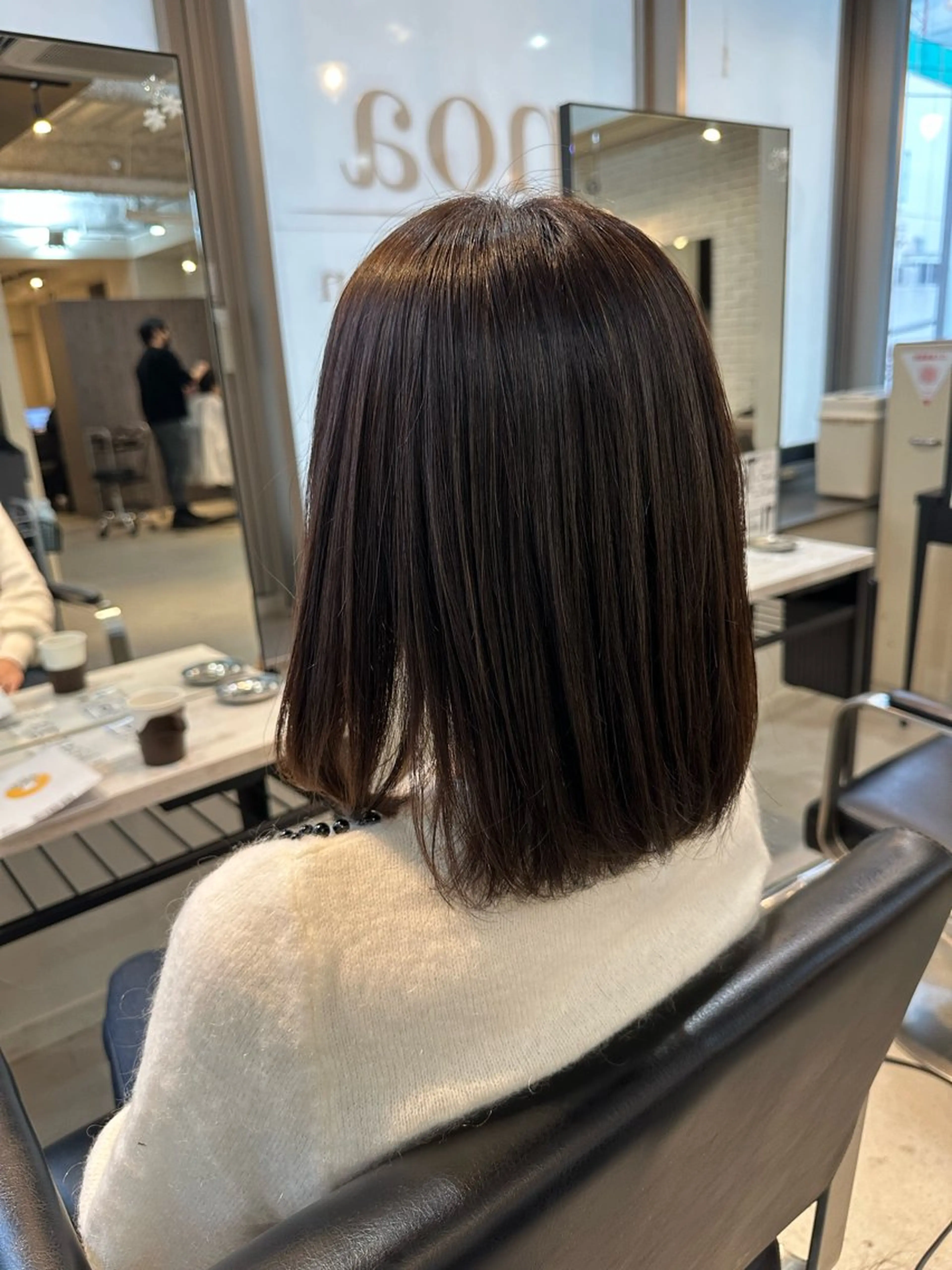 ミディアム ボブ 町田/透け感/透明感 Shibuのヘアスタイル