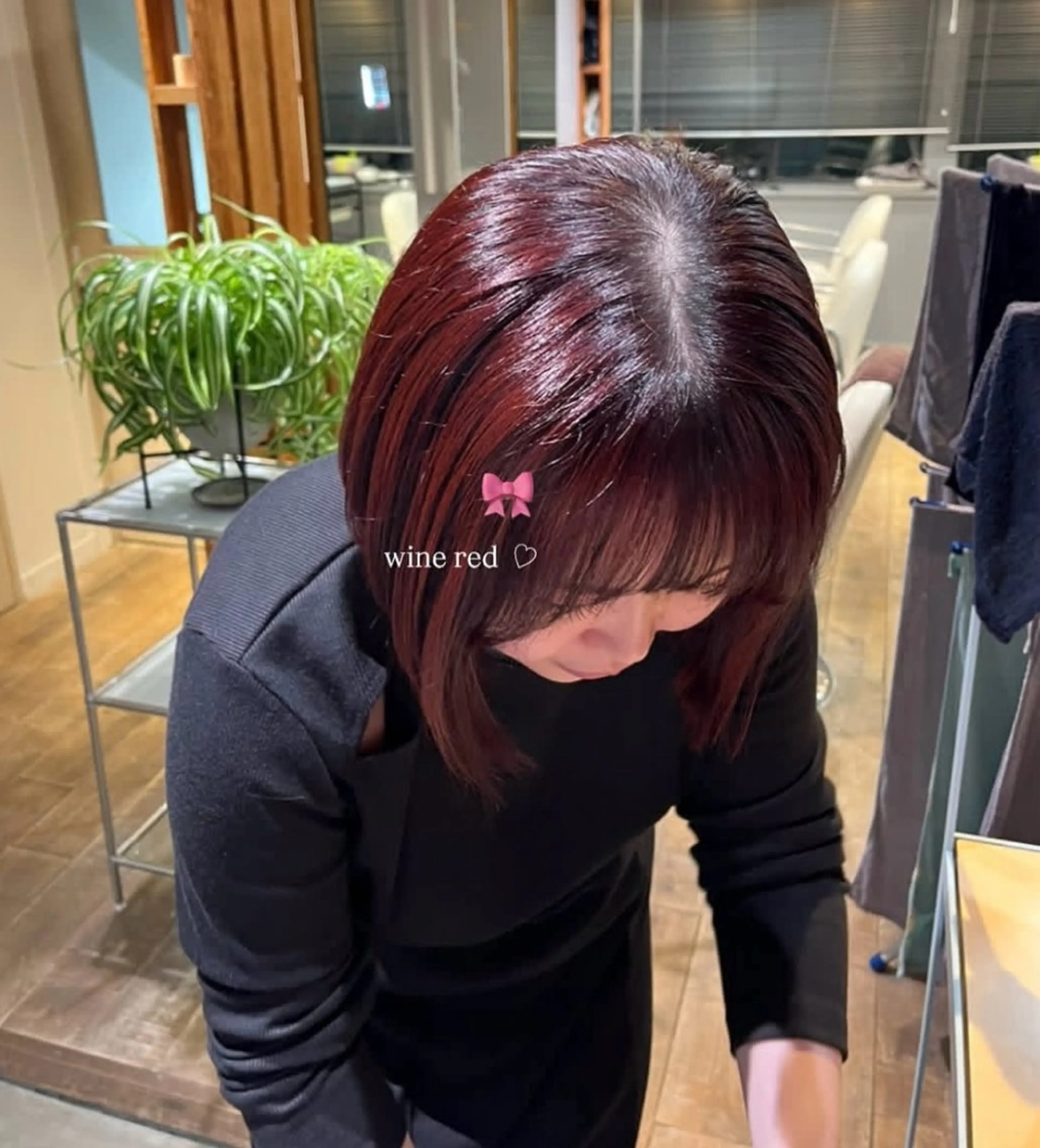 ミディアム カラー レッドカラー ヘアカラー トリートメント alku 中目黒所属・ai🎀中目黒美容室 /暖色×ガーリーのヘアスタイル