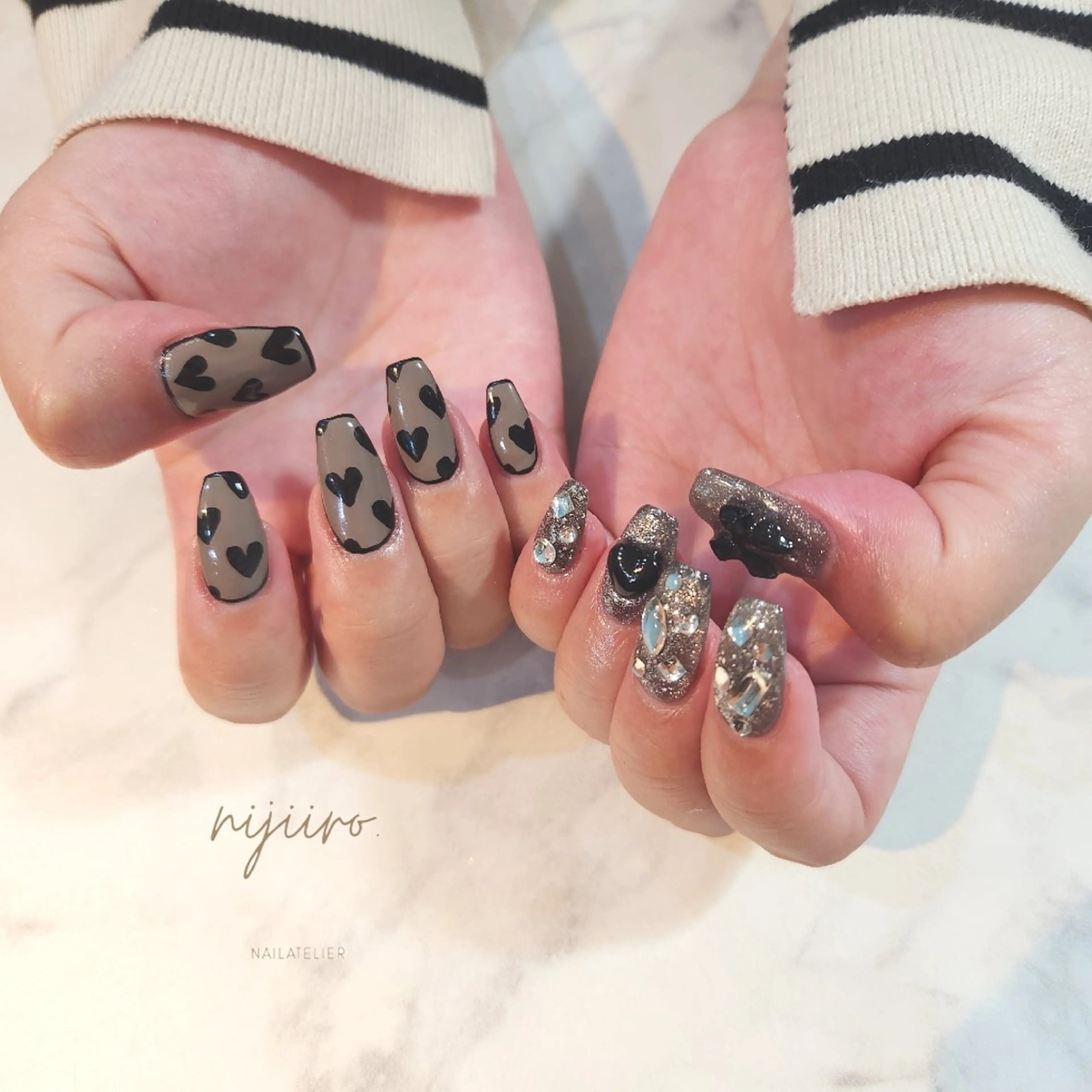 ネイル ハンドネイル nailatelier nijiiro.所属・nijiiro🌈 サトウのネイルデザイン