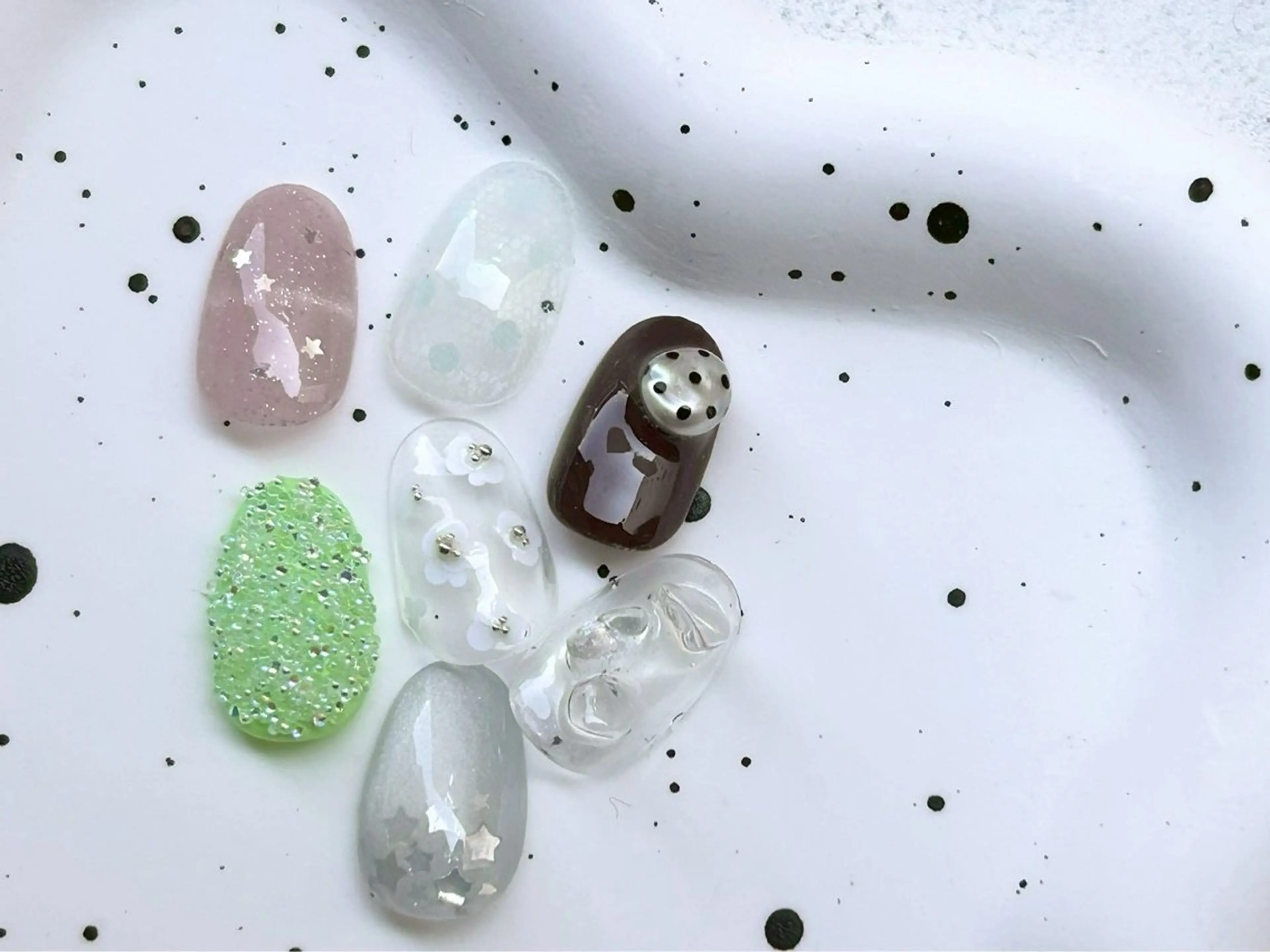 ネイル 💙0203 munimusanのネイルデザイン