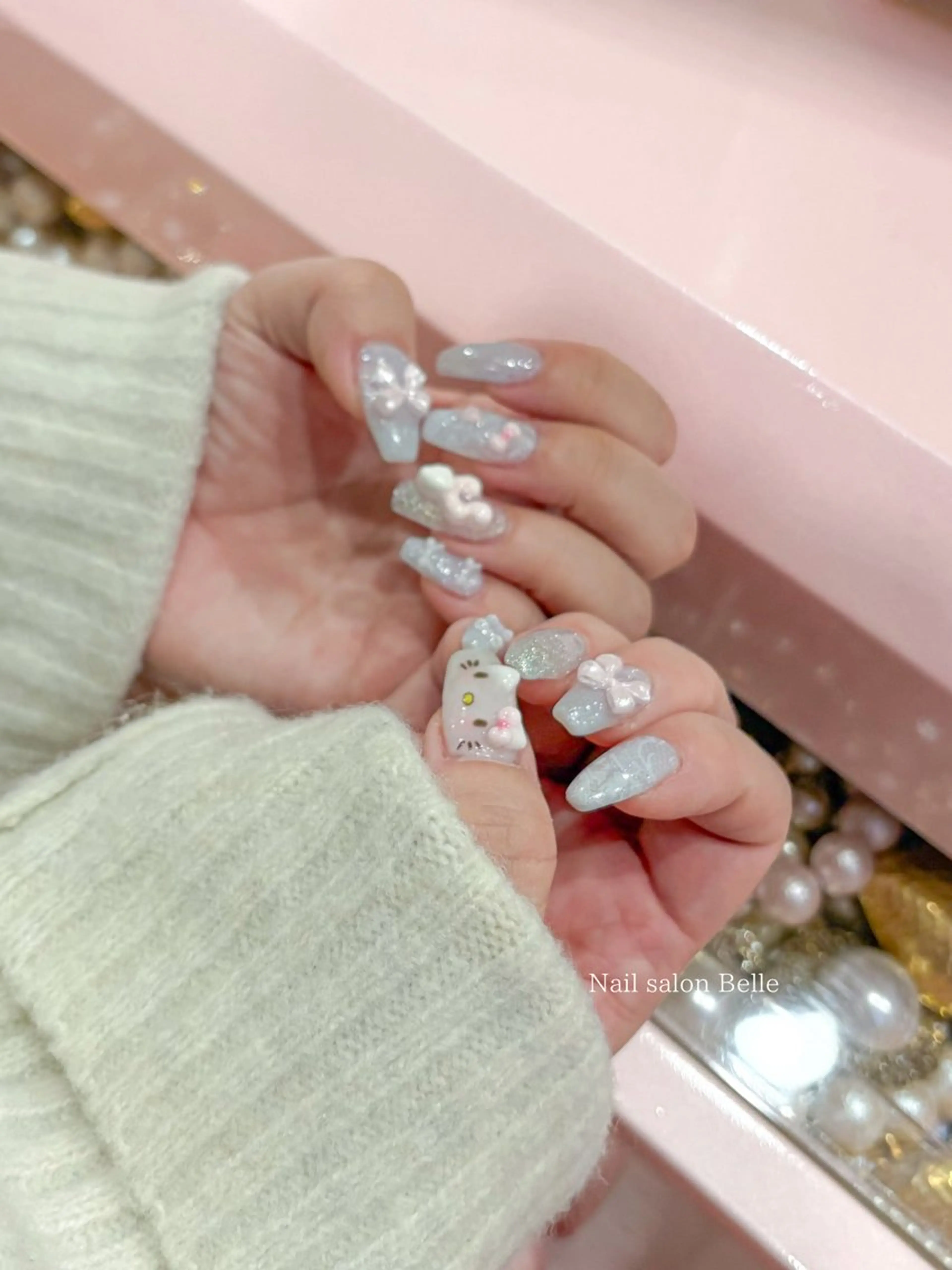 ネイル Belle まえだ ⋆. 𐙚 ⌒♡｡．のネイルデザイン