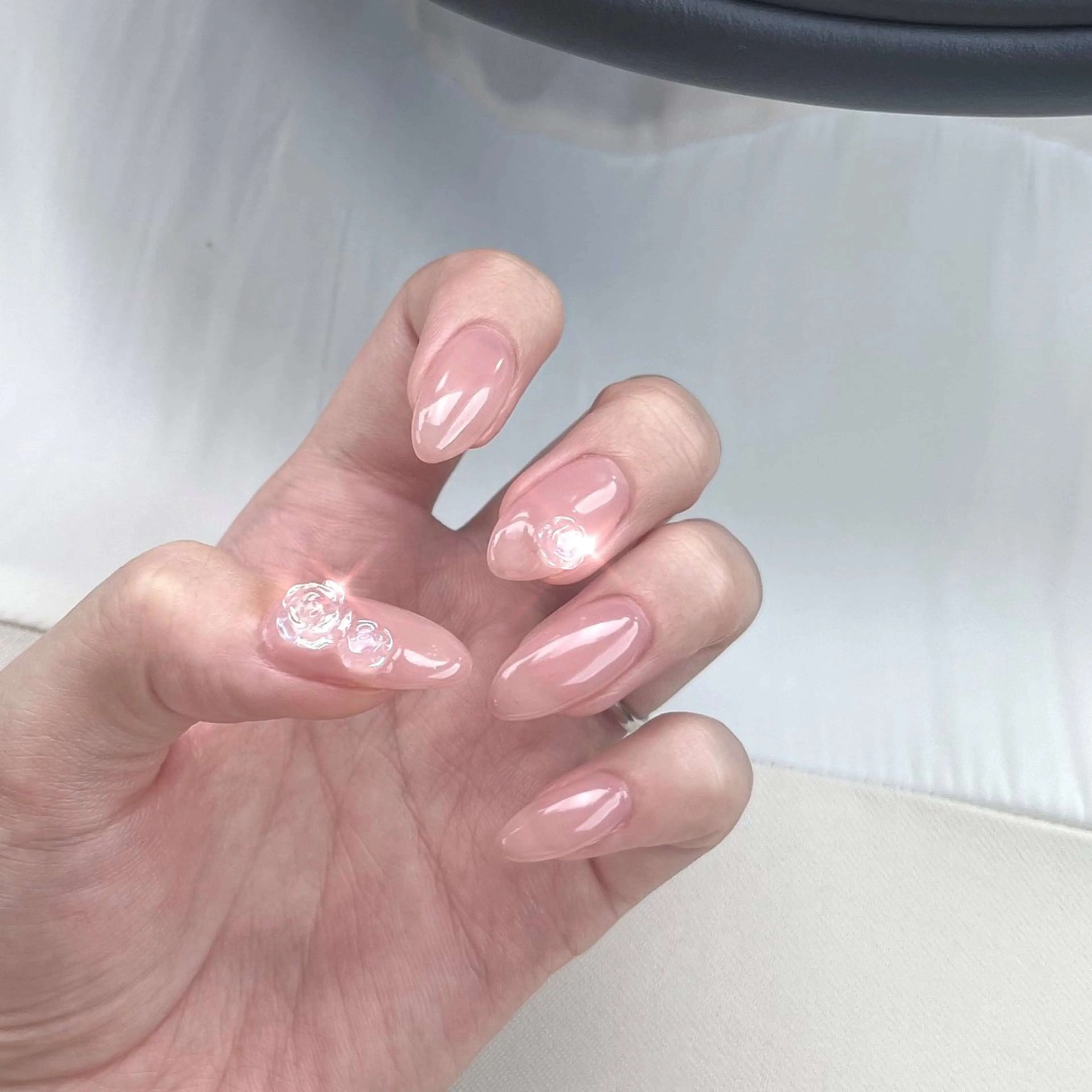 ネイル ワンカラーネイル ピンク ハンドネイル ayaca ♡のネイルデザイン