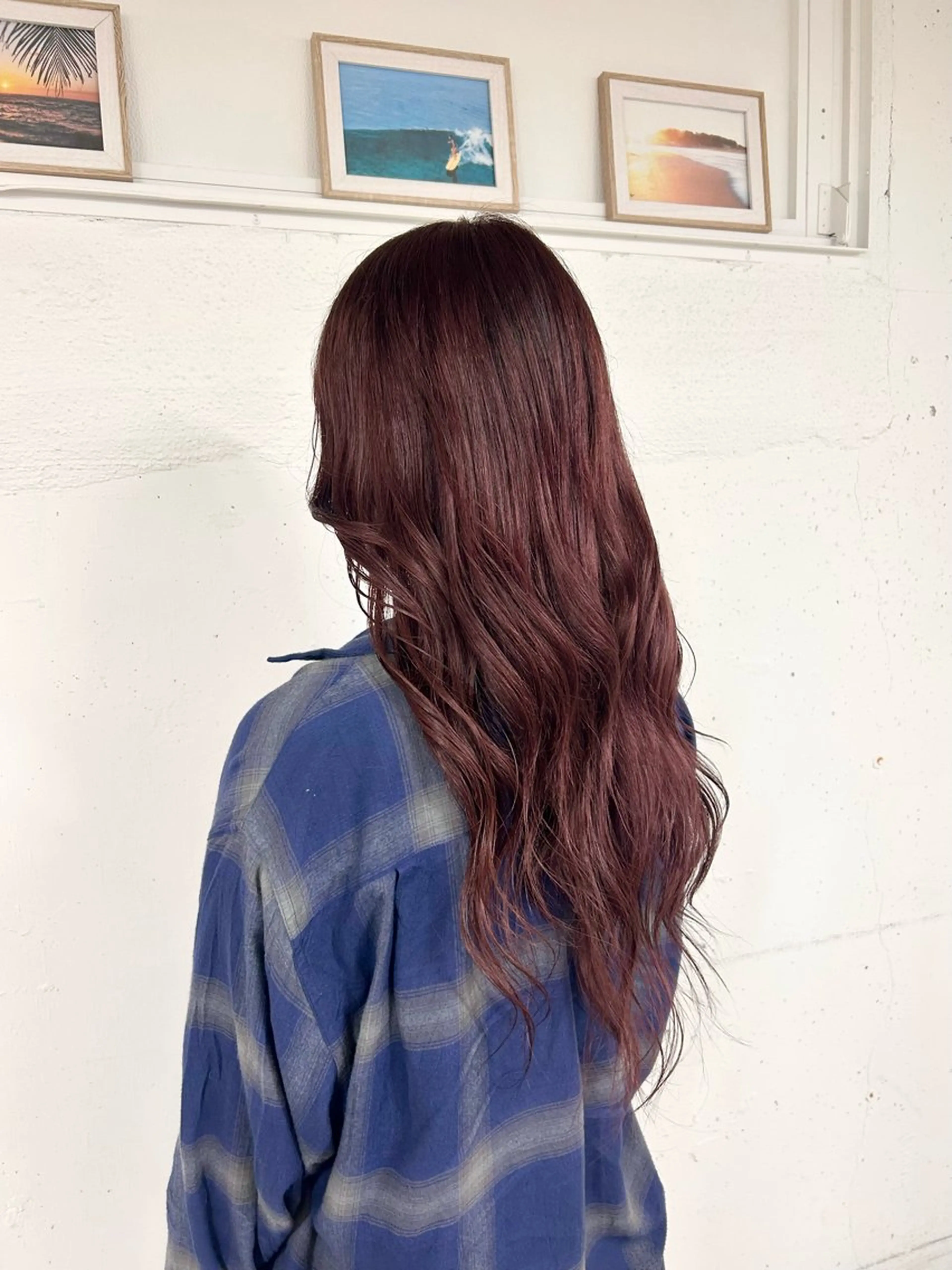 ロング カラー 藤澤 樹のヘアスタイル