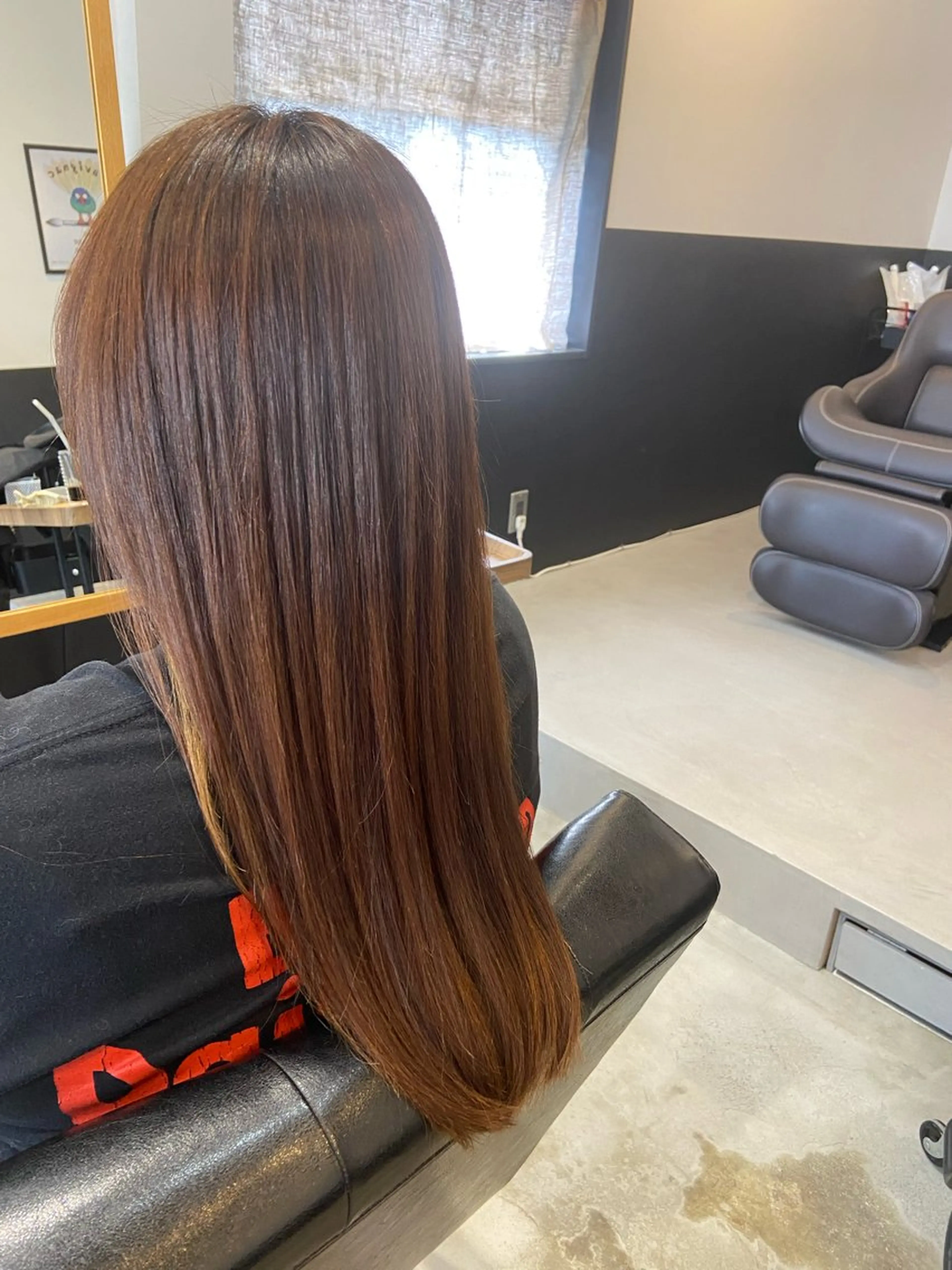 セミロング 縮毛矯正 hair salon TOKUNAGA所属・💫縮毛矯正/ カット💫徳永あい子のヘアスタイル