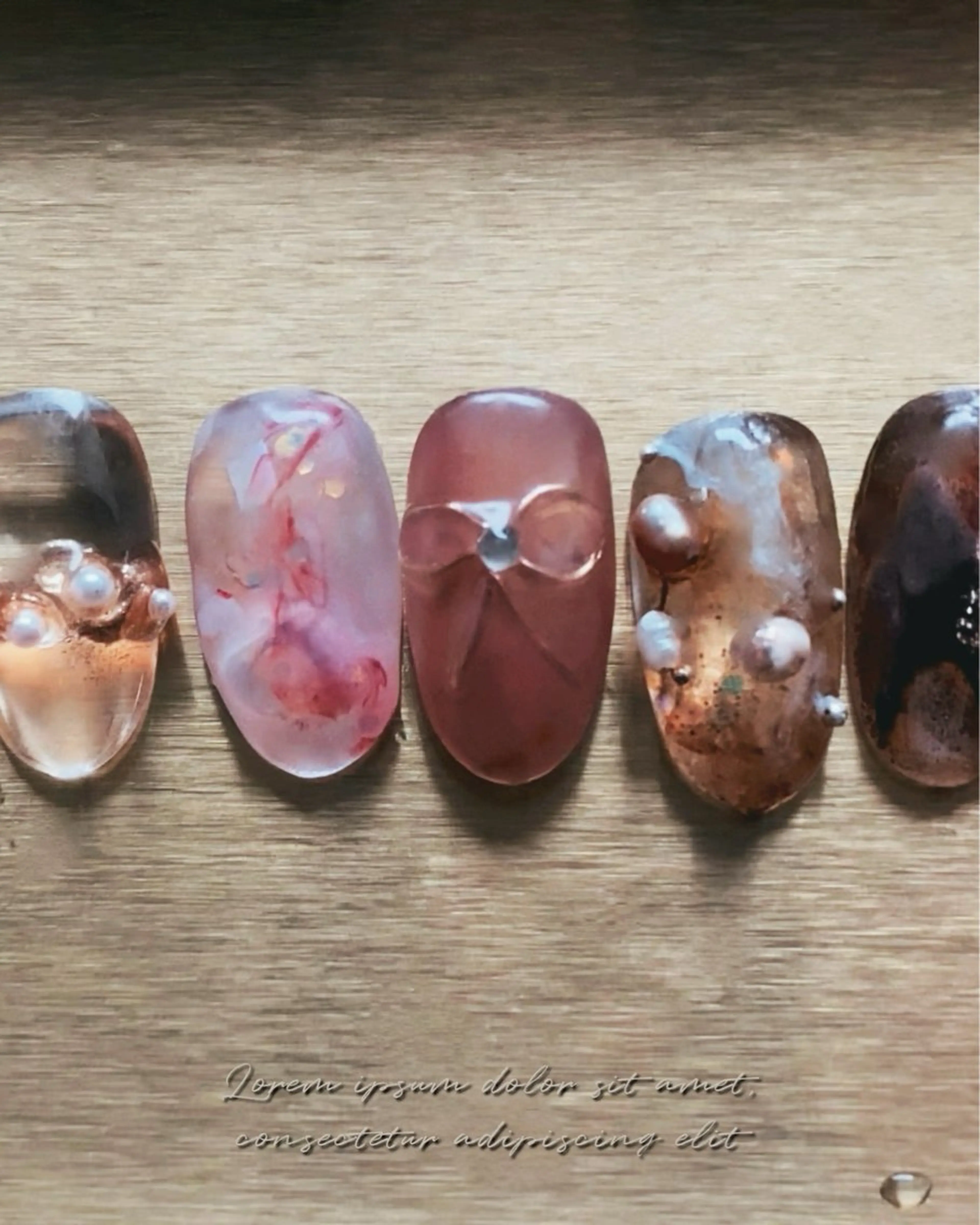 ネイル ニュアンスネイル free hug Hiromiのネイルデザイン