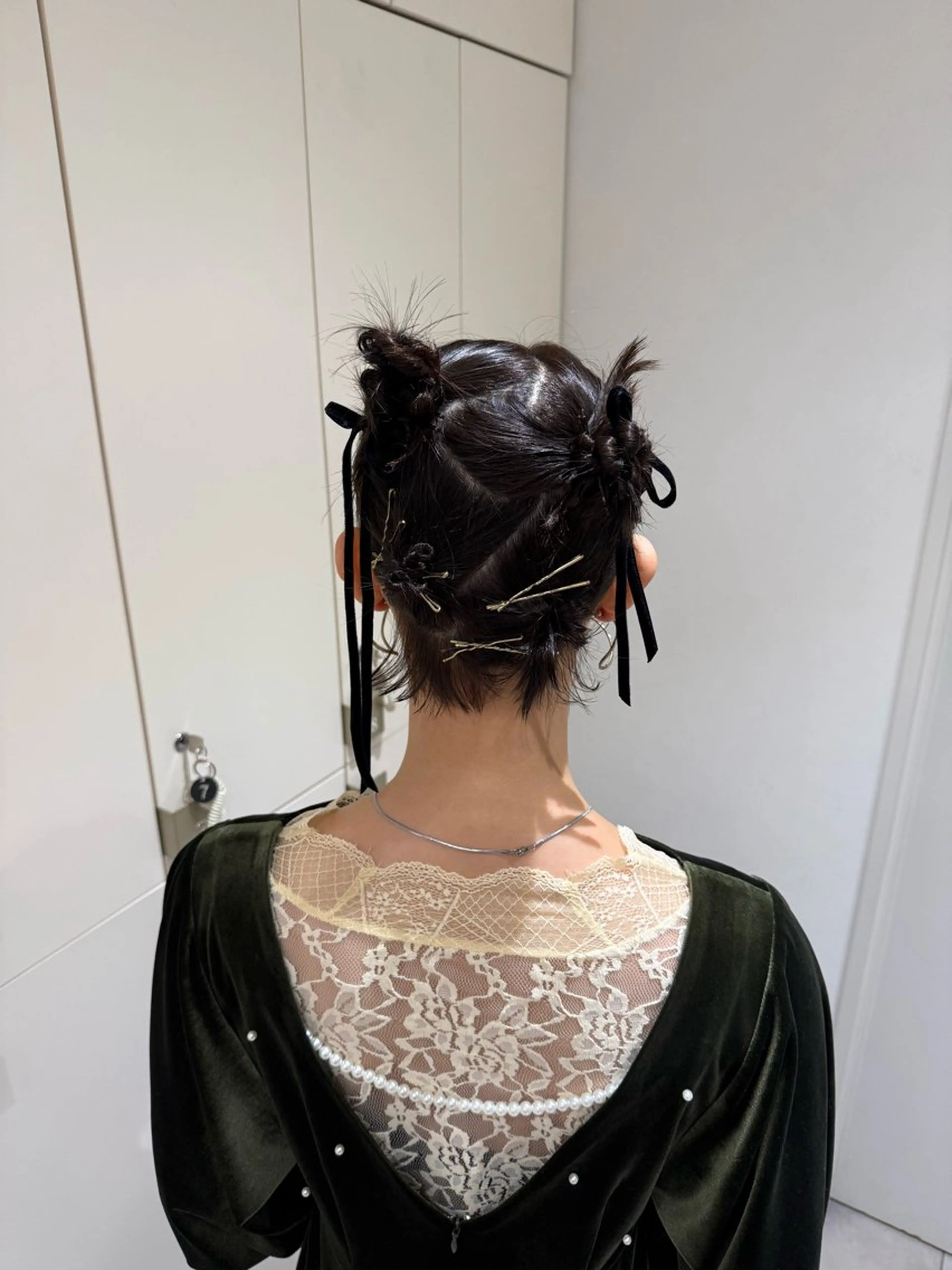 ショート ヘアアレンジ カラー/ヘアセット Nanami💗のヘアスタイル