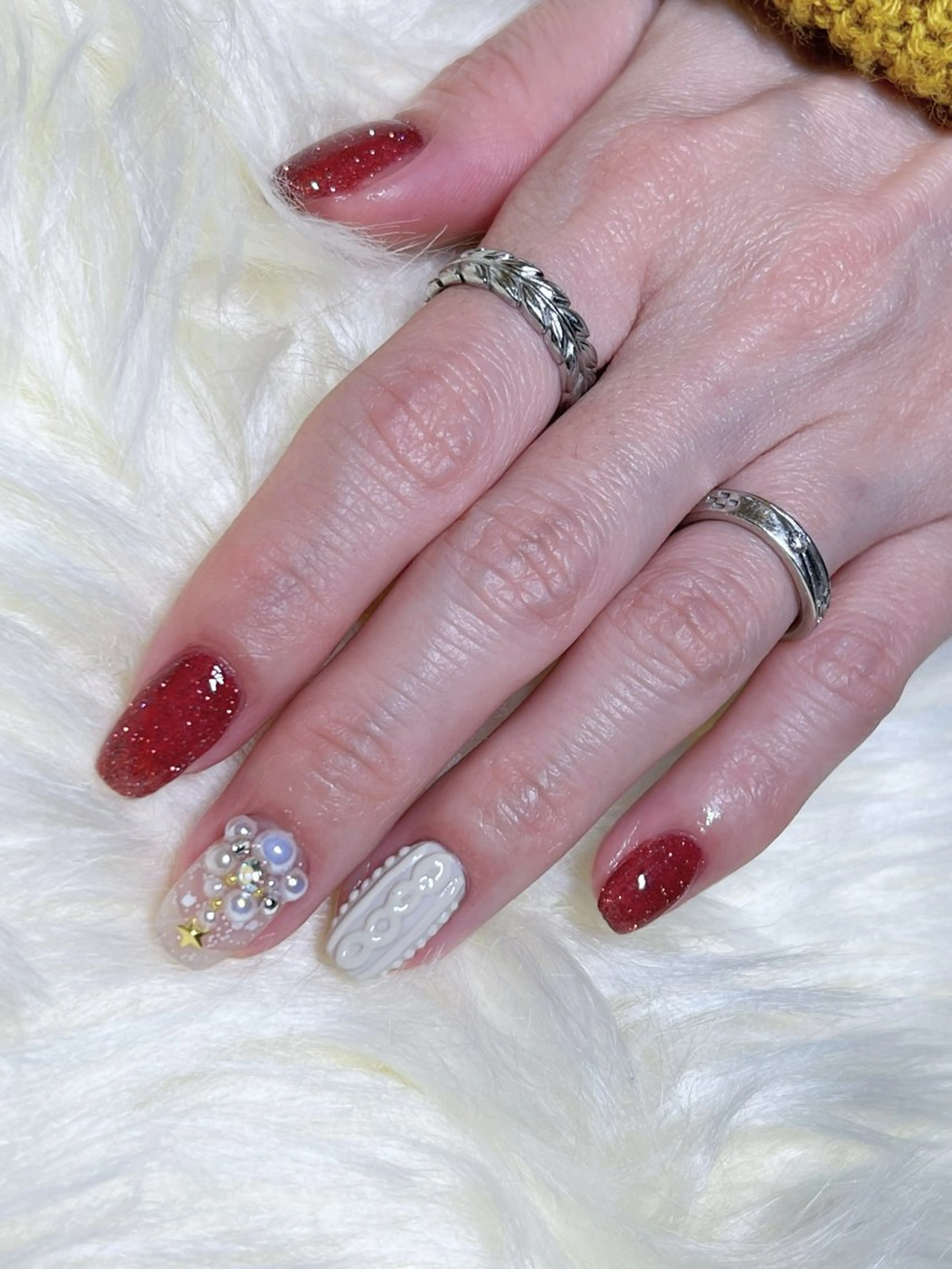 ネイル 冬ネイル クリスマス Nail salon Kahuuのネイルデザイン