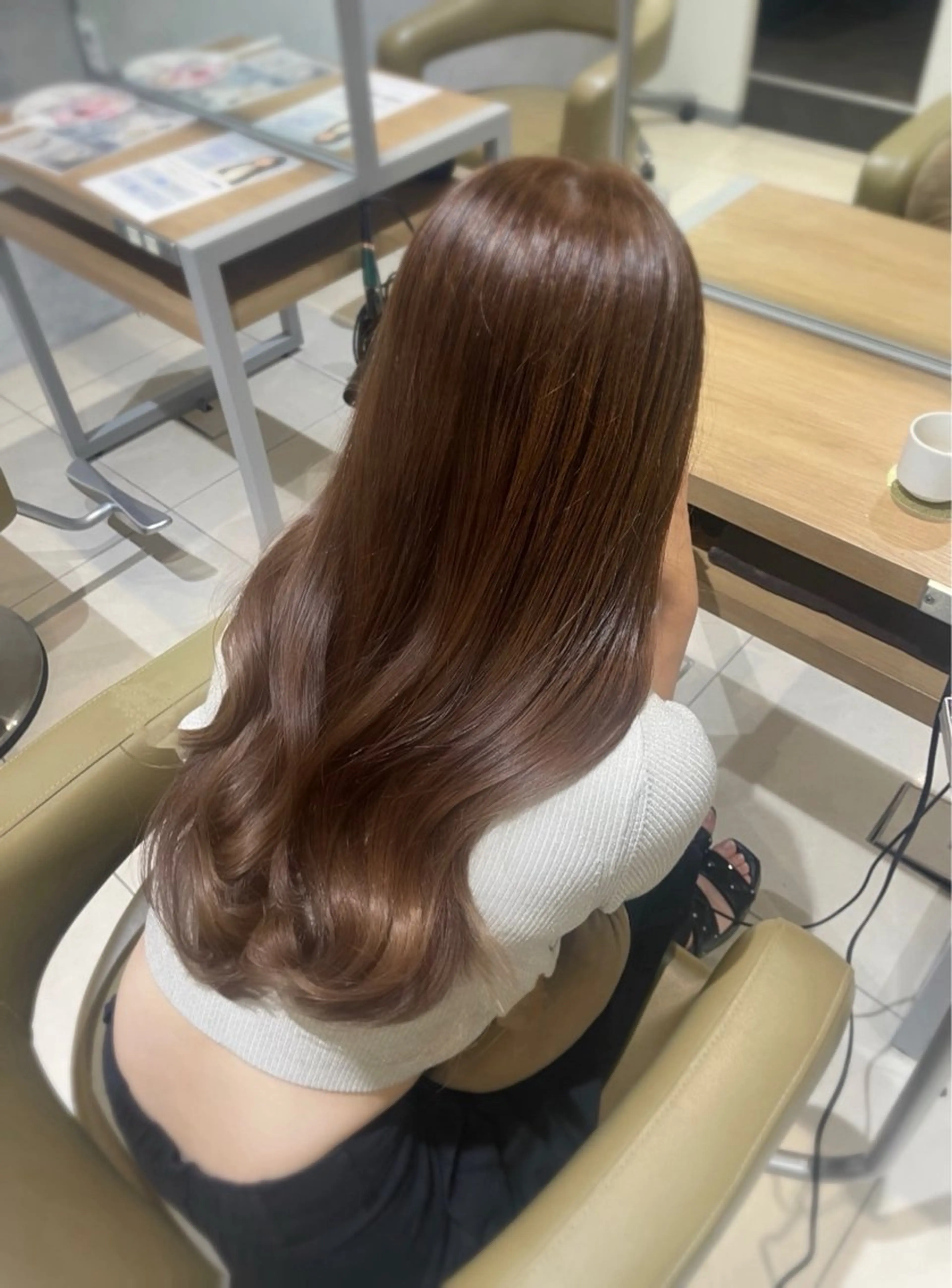 ⭐️カラーモデル限定価格⭐️透明感カラー🩵➕トリートメントの写真