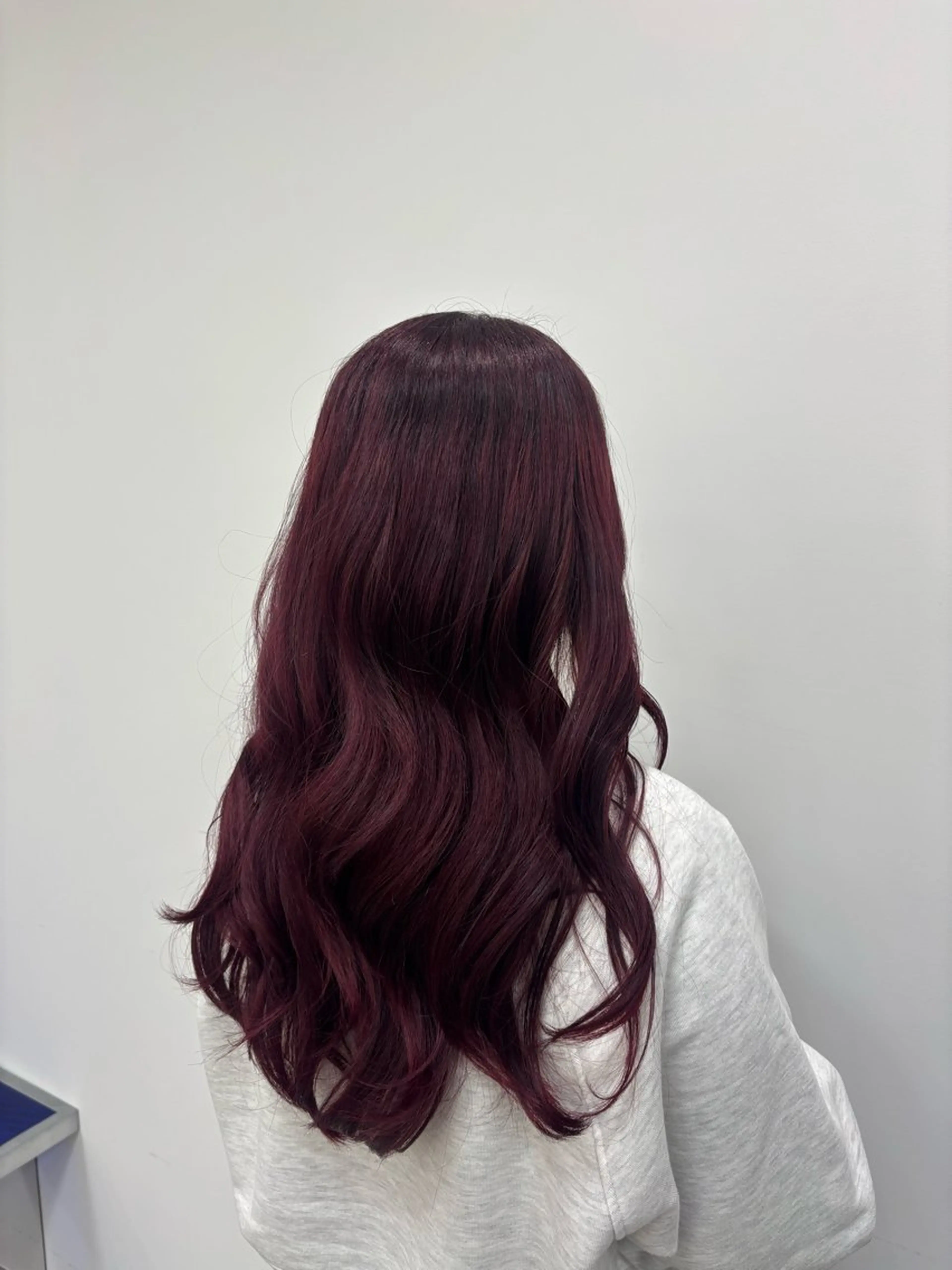 ロング カラー ボルドーカラー llwy名古屋栄所属・NANA #艶カラーのヘアスタイル