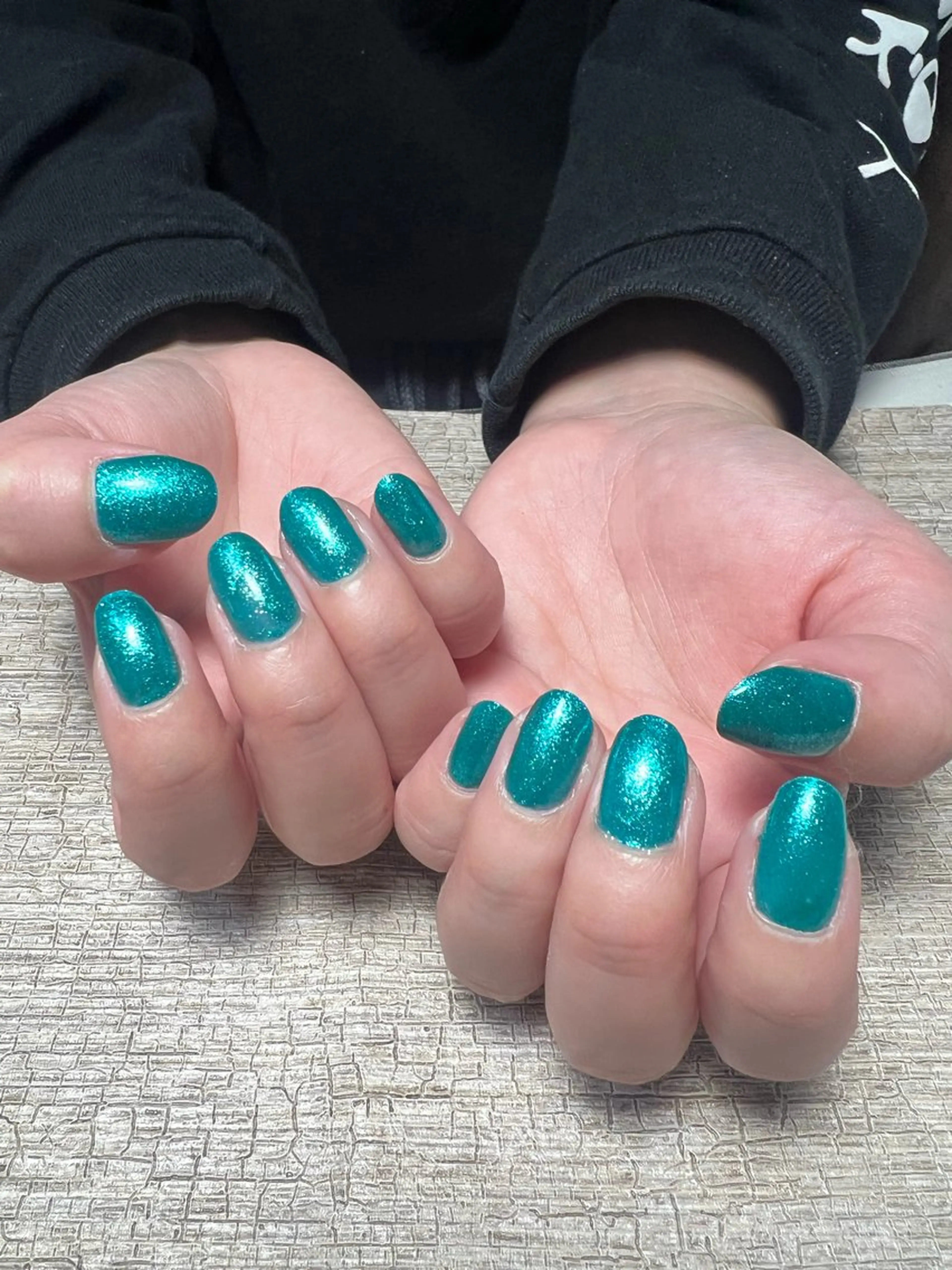 ネイル グリーン アフローディアネイルネオ葛西店所属・山本 真衣のネイルデザイン