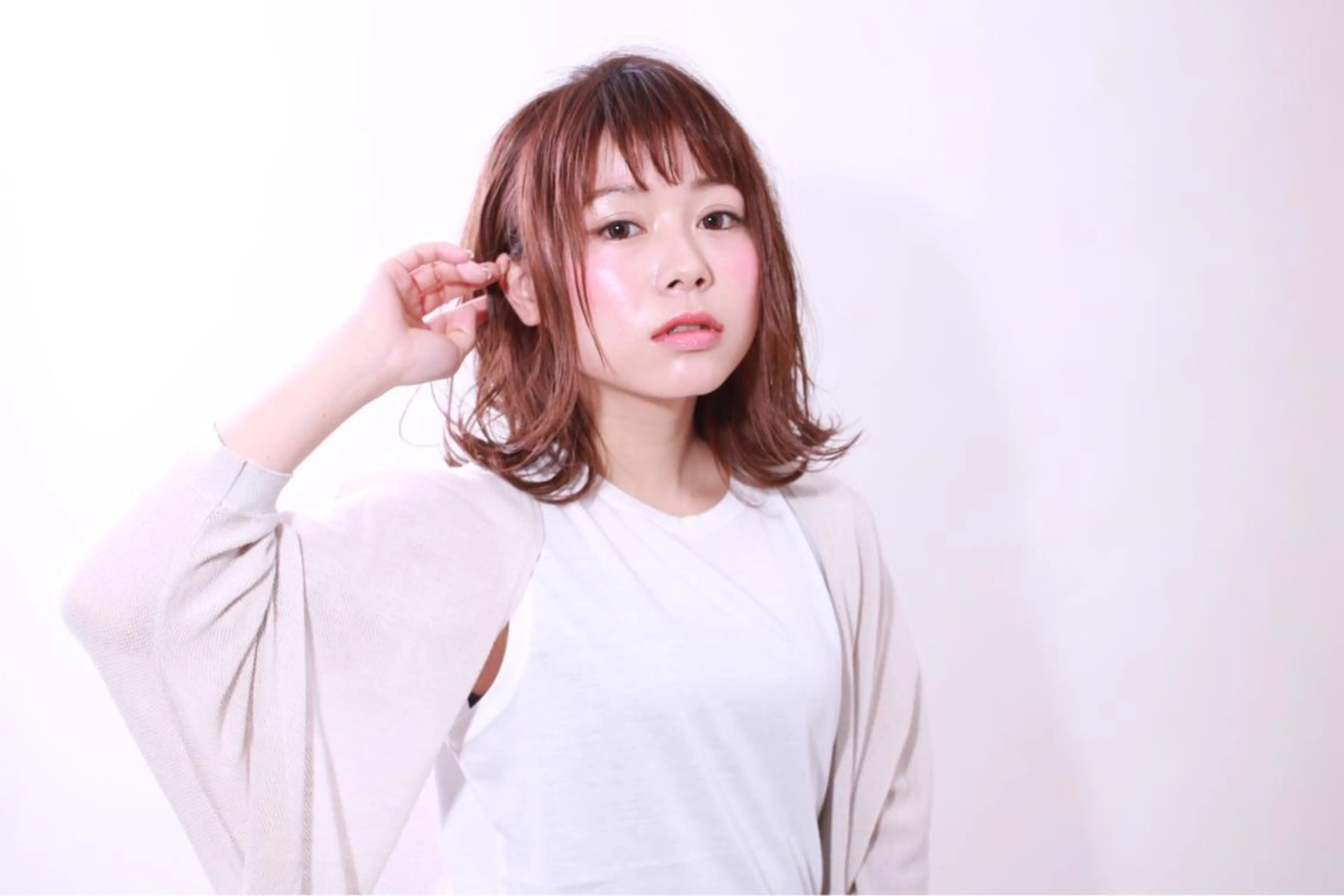 ミディアム 外ハネヘア Orange hair salon所属・ショート特化⭐️浅田 大輝Orangeのヘアスタイル