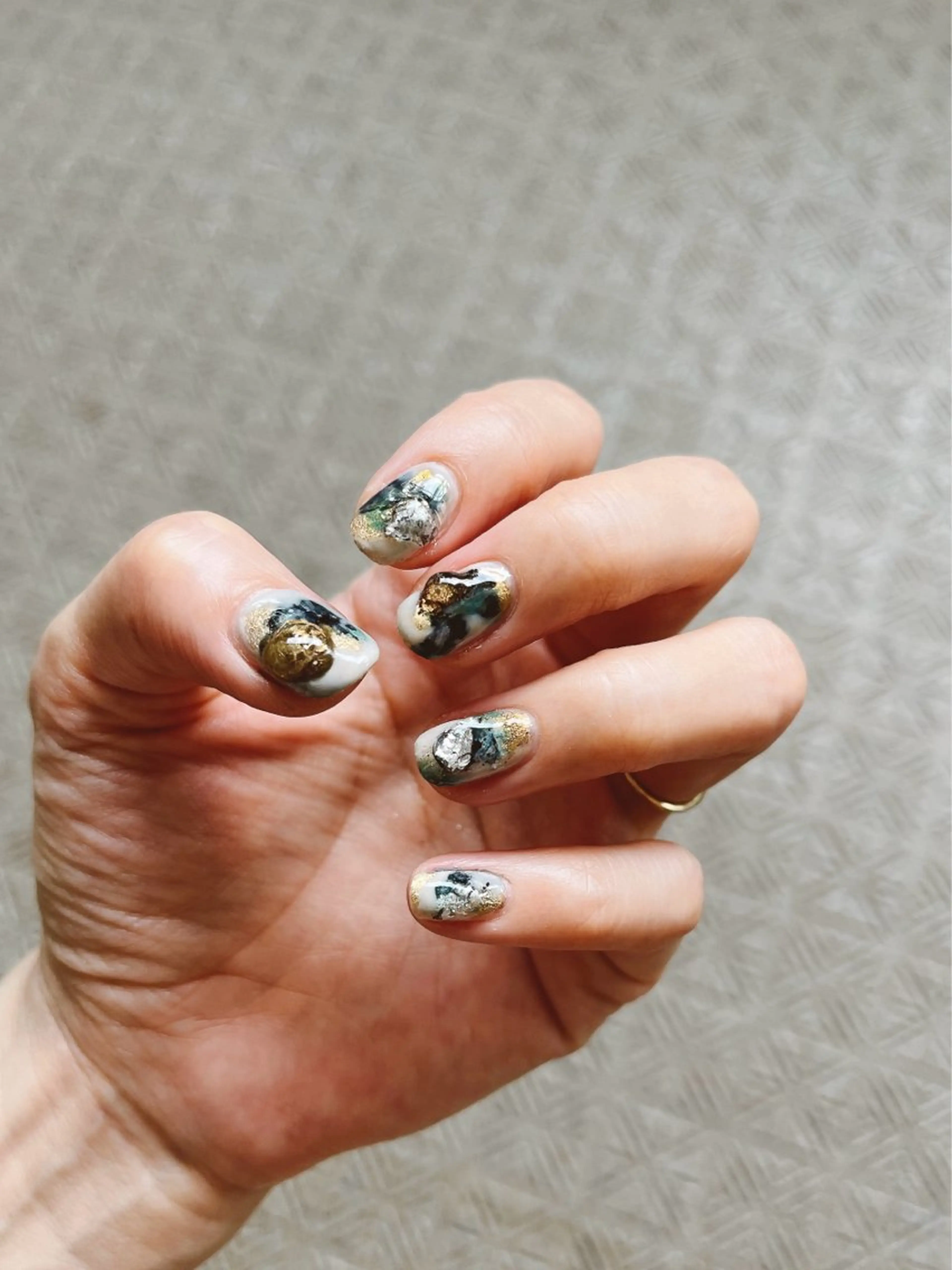 ネイル アートネイル ニュアンスネイル atelier mofのネイルデザイン