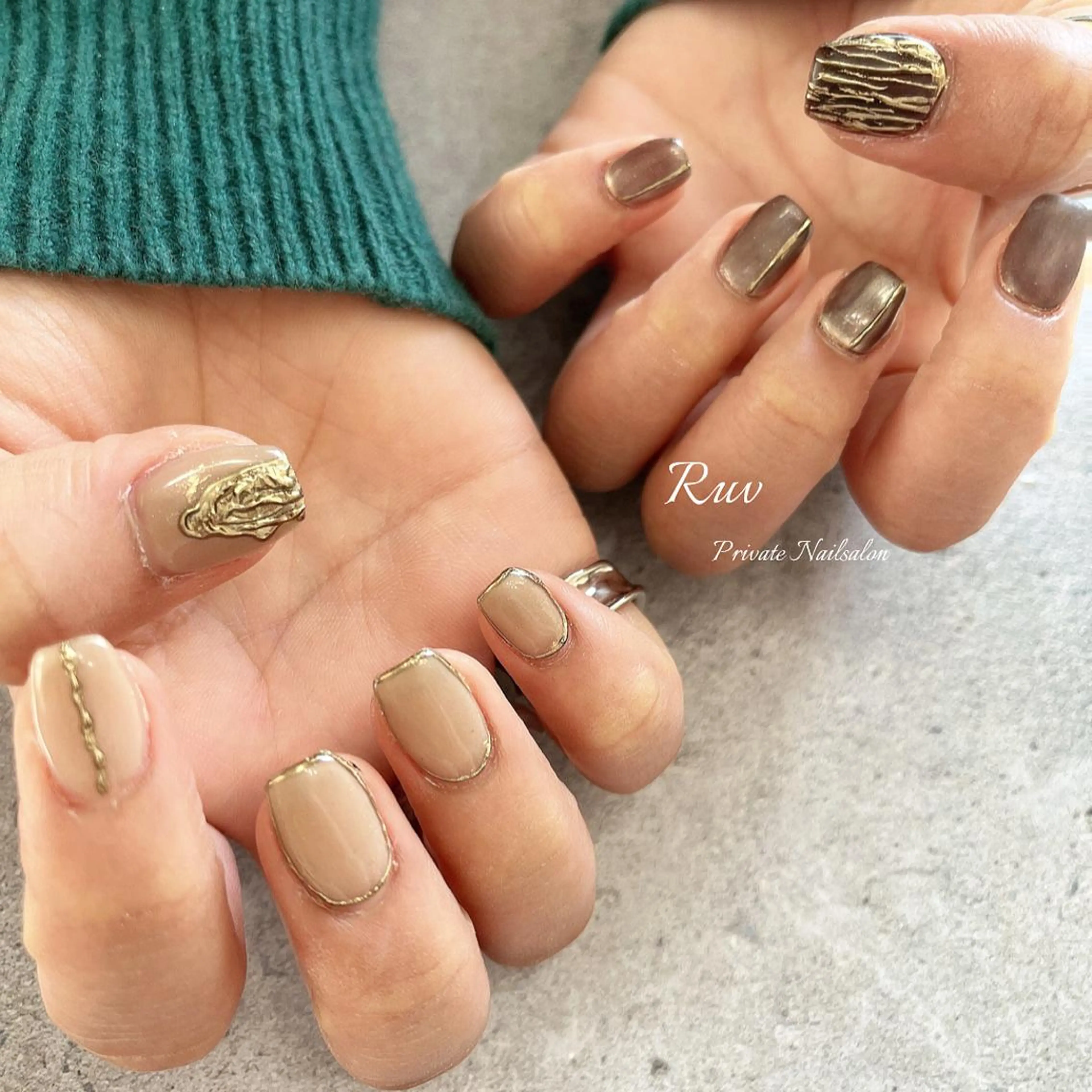 ネイル ハンドネイル プライベート ネイルサロン　ルヴのネイルデザイン