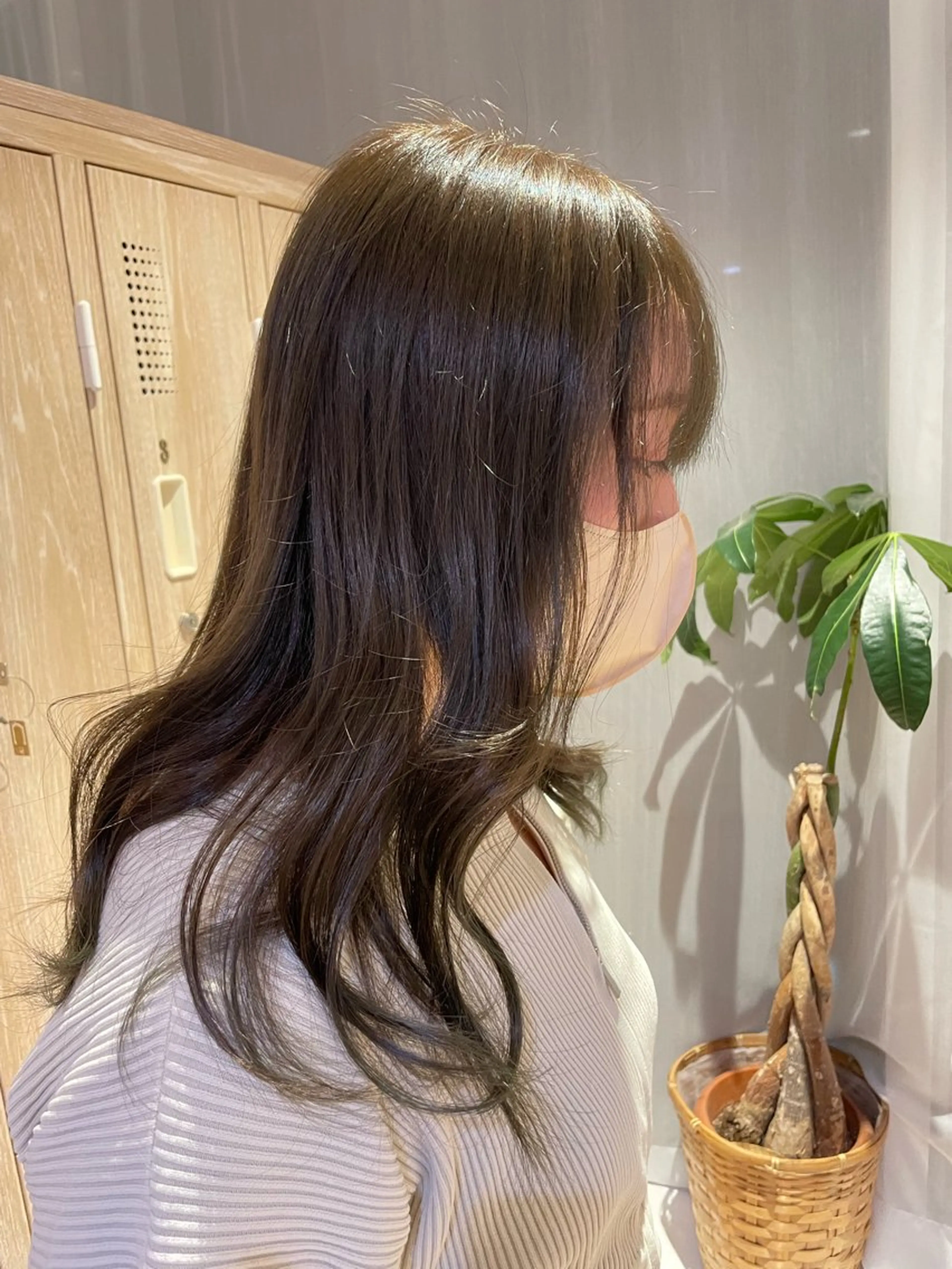 ロング カラー オリーブカラー say.所属・たなか こころ🎀のヘアスタイル