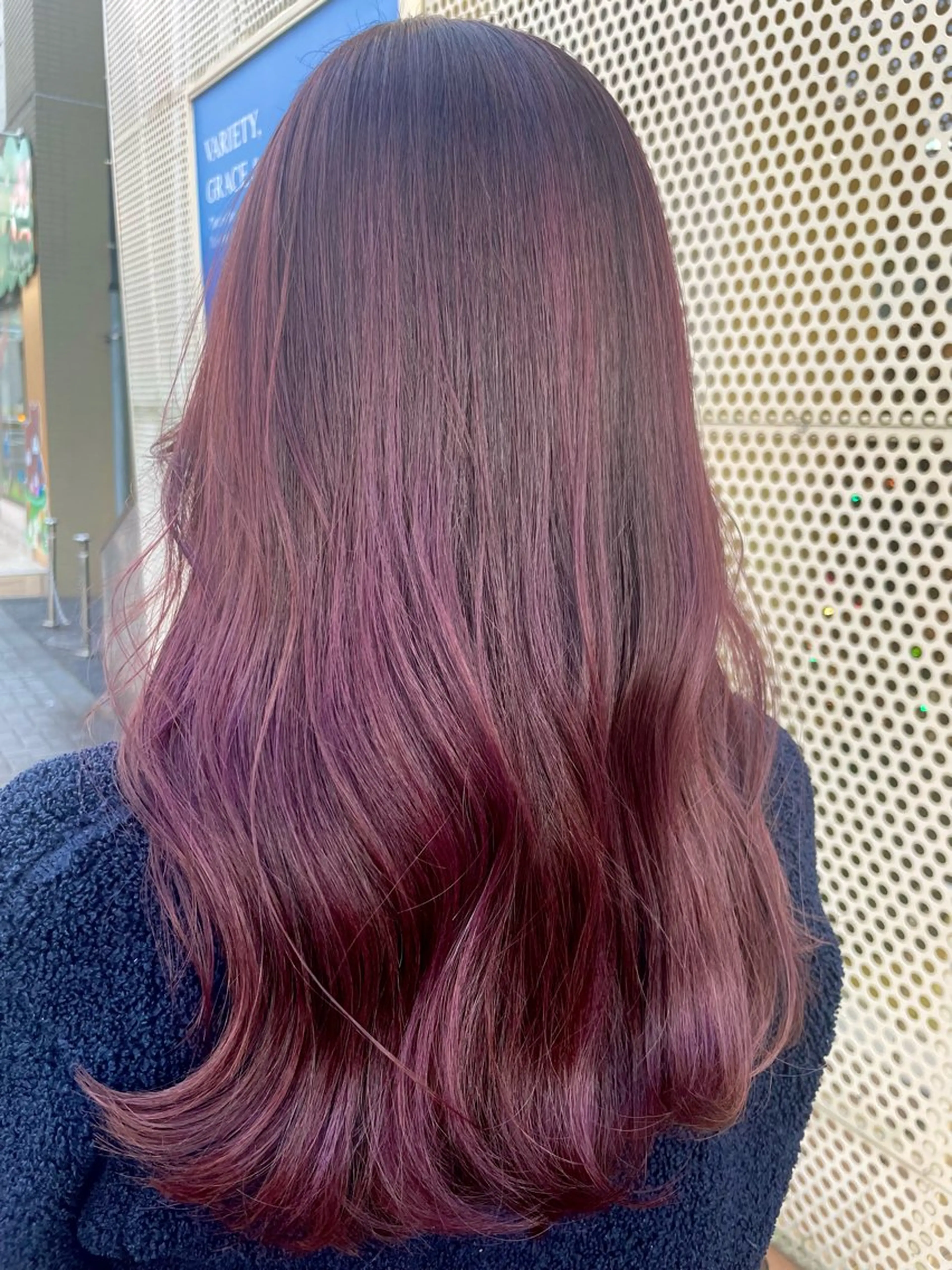 セミロング ピンクラベンダー カット ヘアカラー トリートメント 🦋NAKAMURA 🦋のヘアスタイル