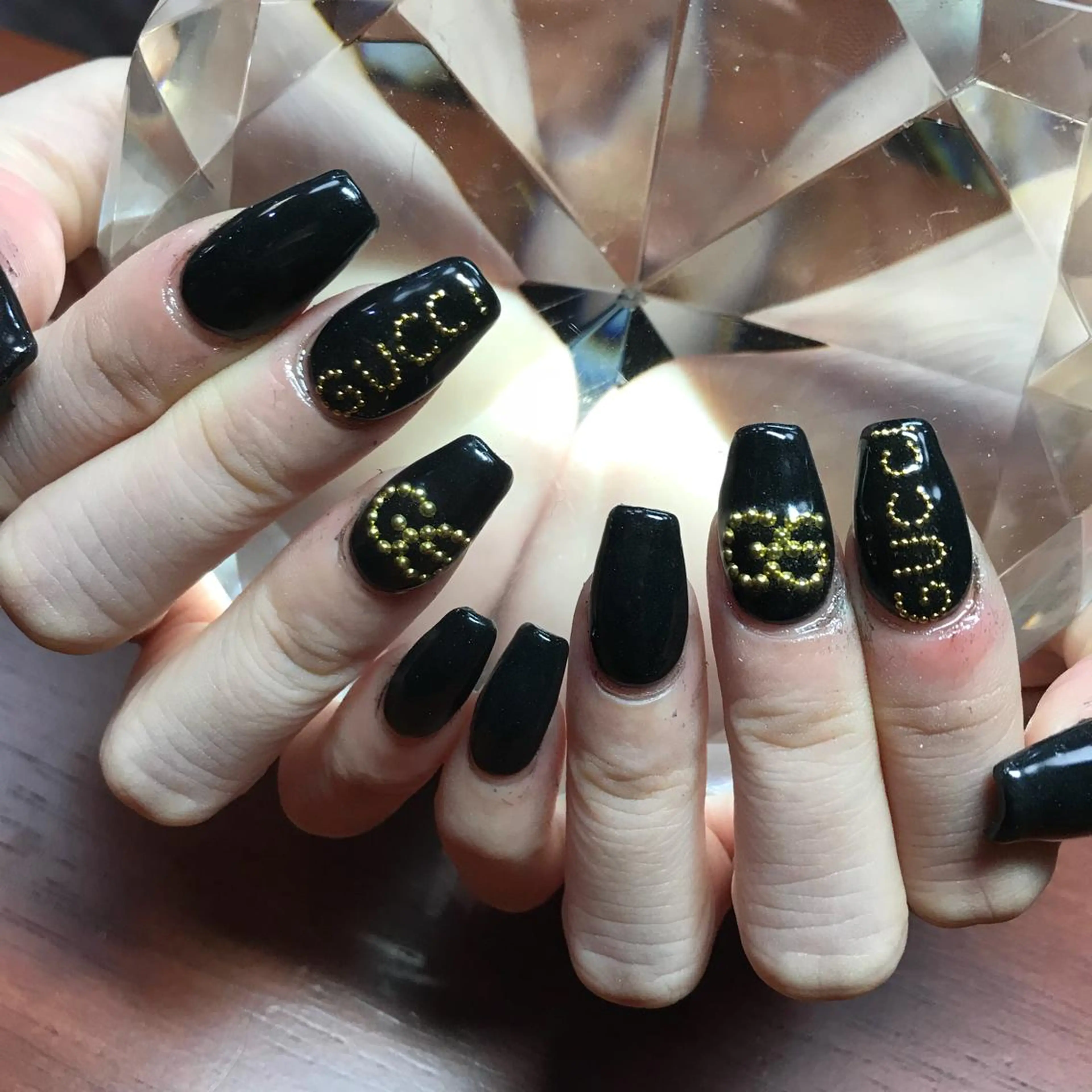 ミディアム ネイル アートネイル ハンドネイル 《LB》ラブリエ Nail&eyeのマツエク・マツパデザイン