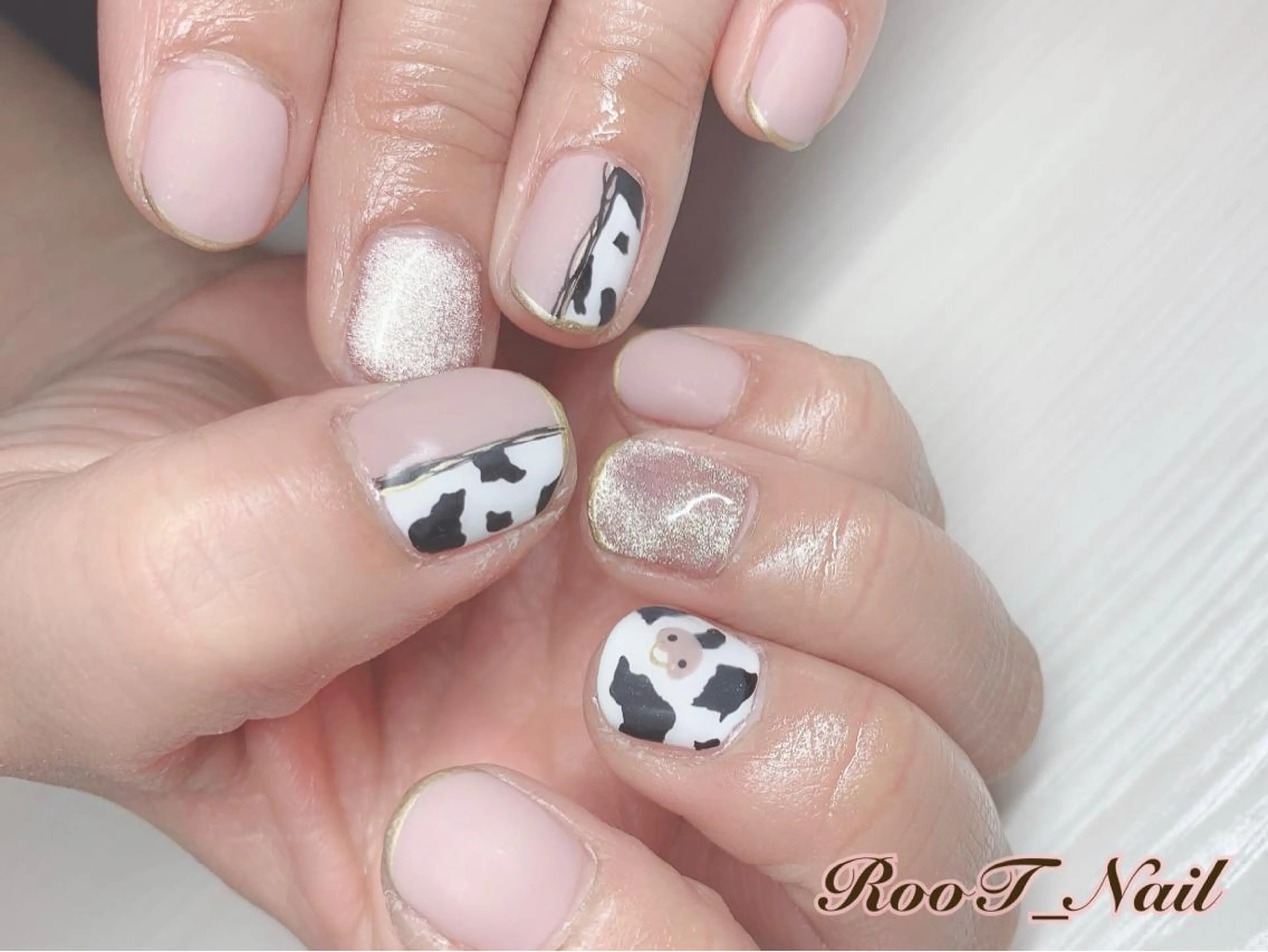 メンズ ネイル マグネットネイル ハンドネイル RooT Nailのネイルデザイン