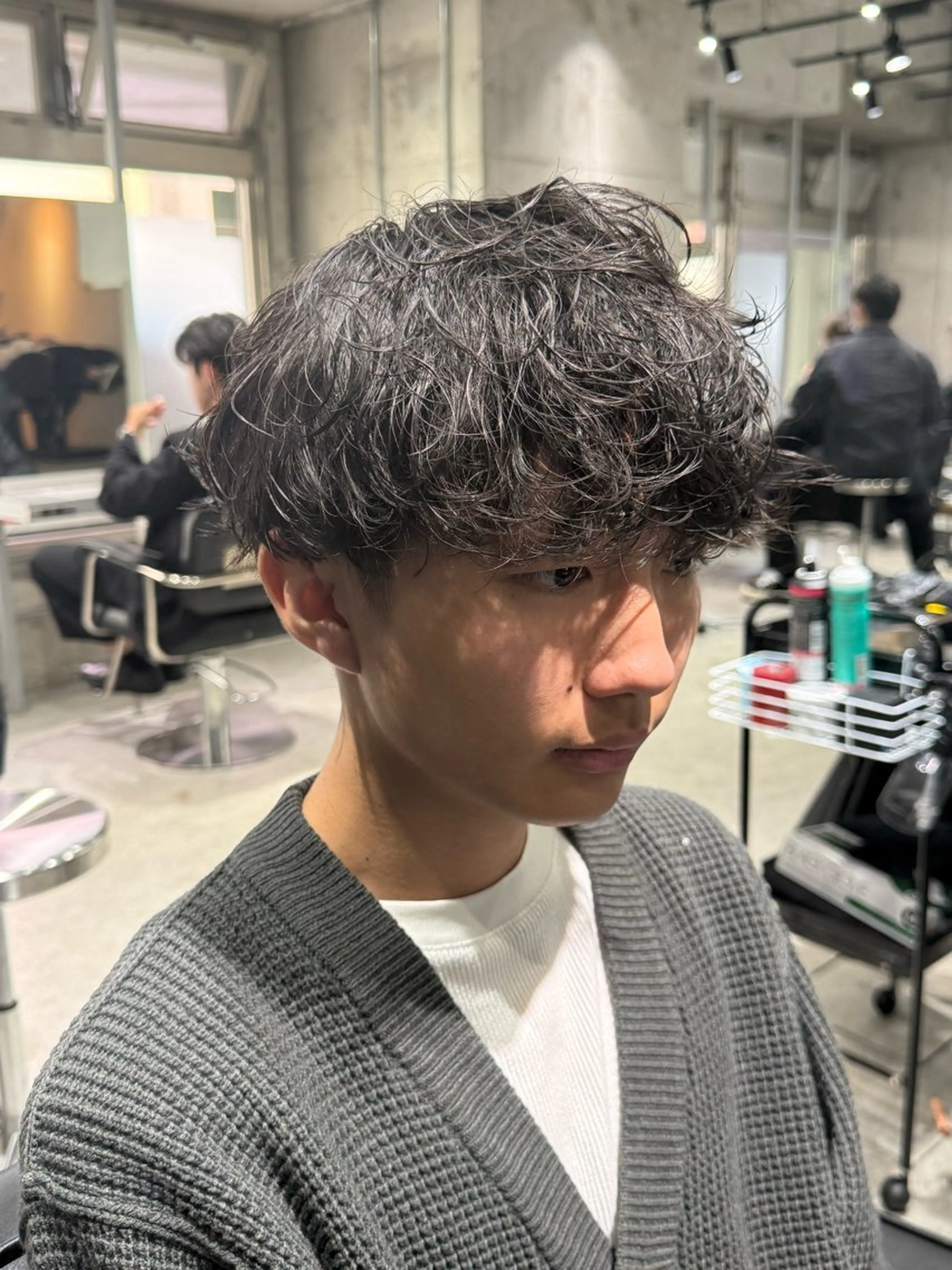 メンズ メンズパーマ カット パーマ MEN’SsalonHYPE所属・布施メンズ特化美容師 秋山　涼のヘアスタイル