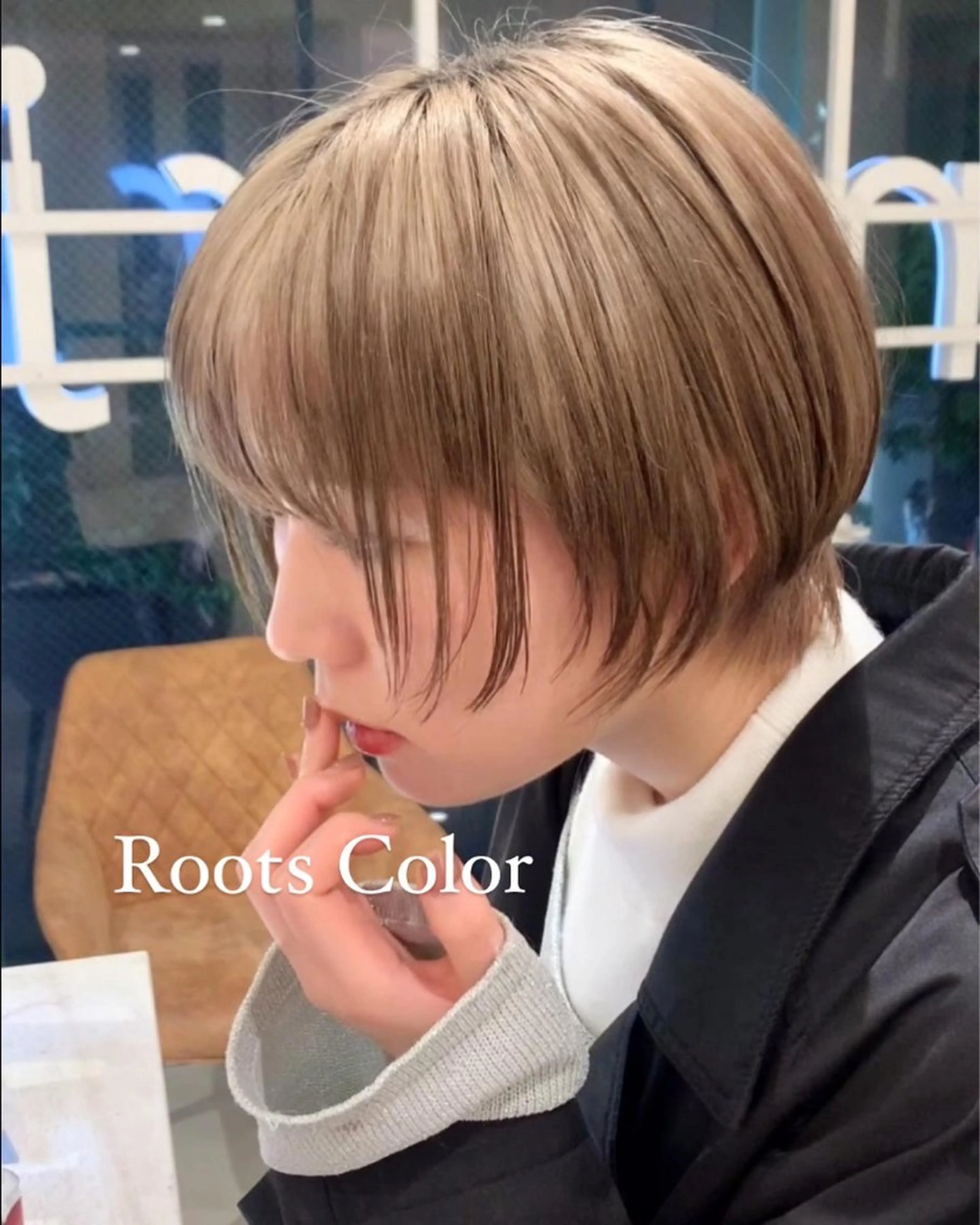 【✨今流行り！ルーツカラー✨⠀】カット +ブリーチ + カラー + Aujuaトリートメントの写真