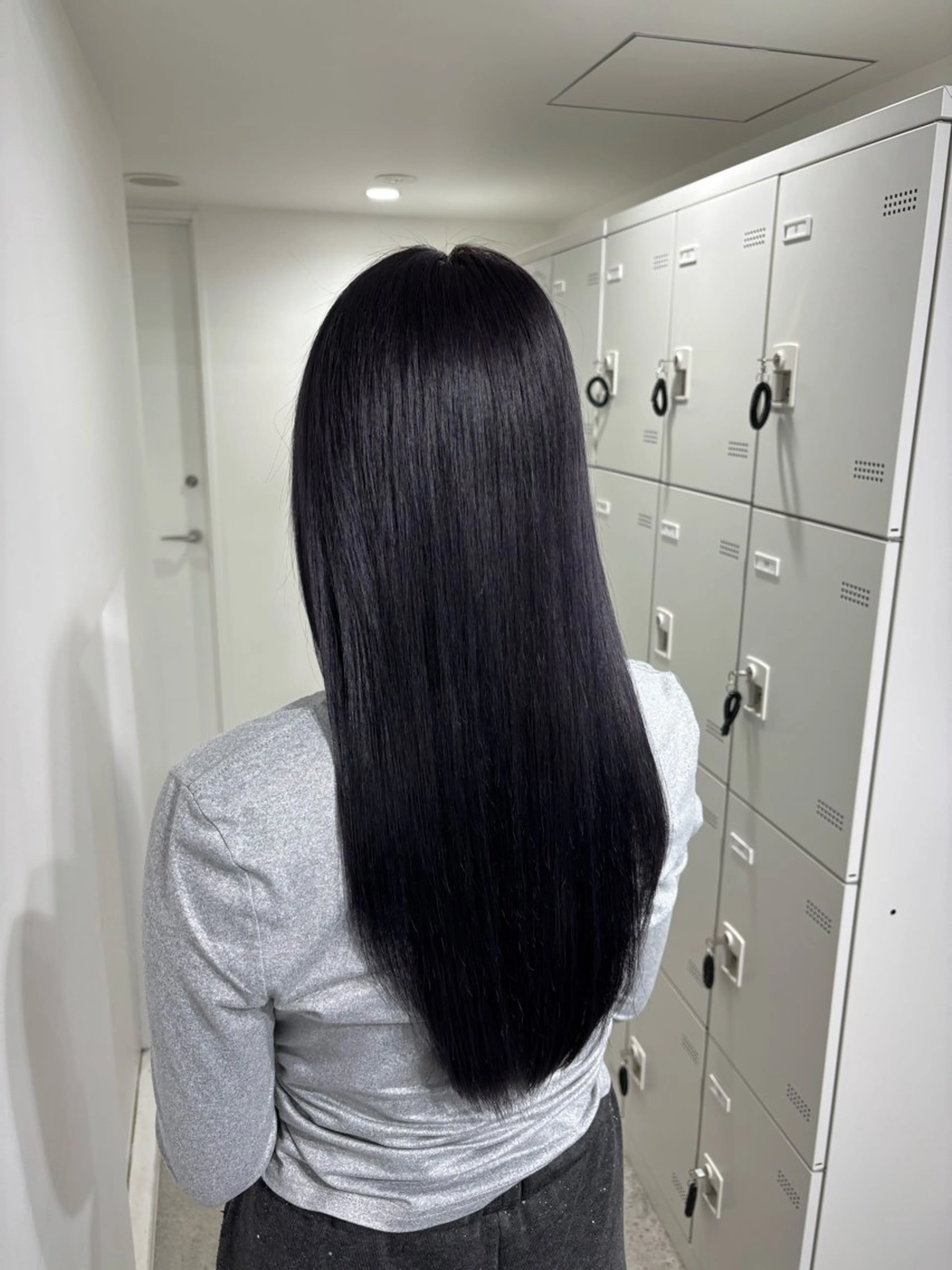 ロング カラー ヘアカラー 韓国風レイヤー透明感 艶髪カラー/岡田悠希のヘアスタイル