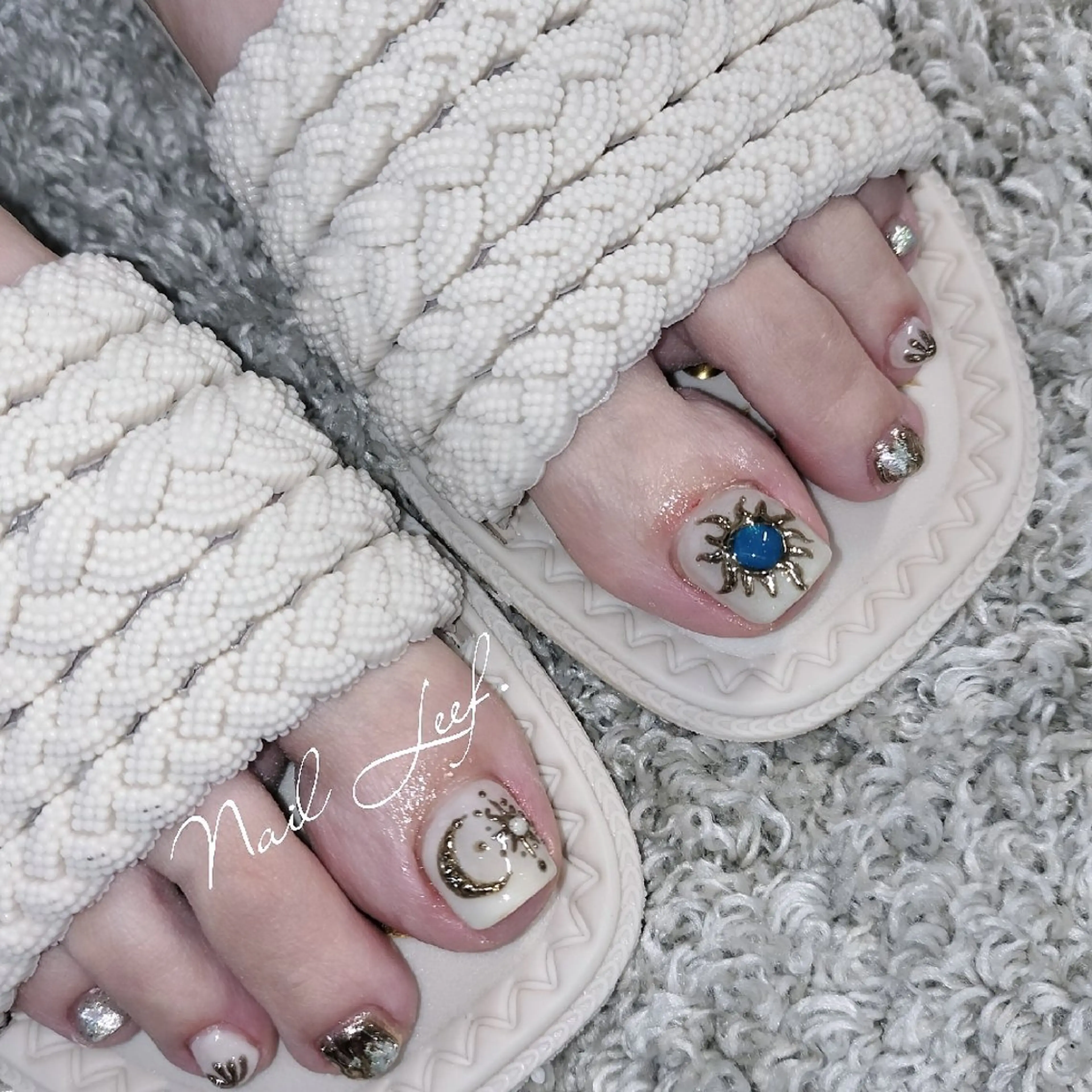 ネイル ハンドネイル フットネイル Nail leef《リーフ》所属・kahosan 𓆉のネイルデザイン