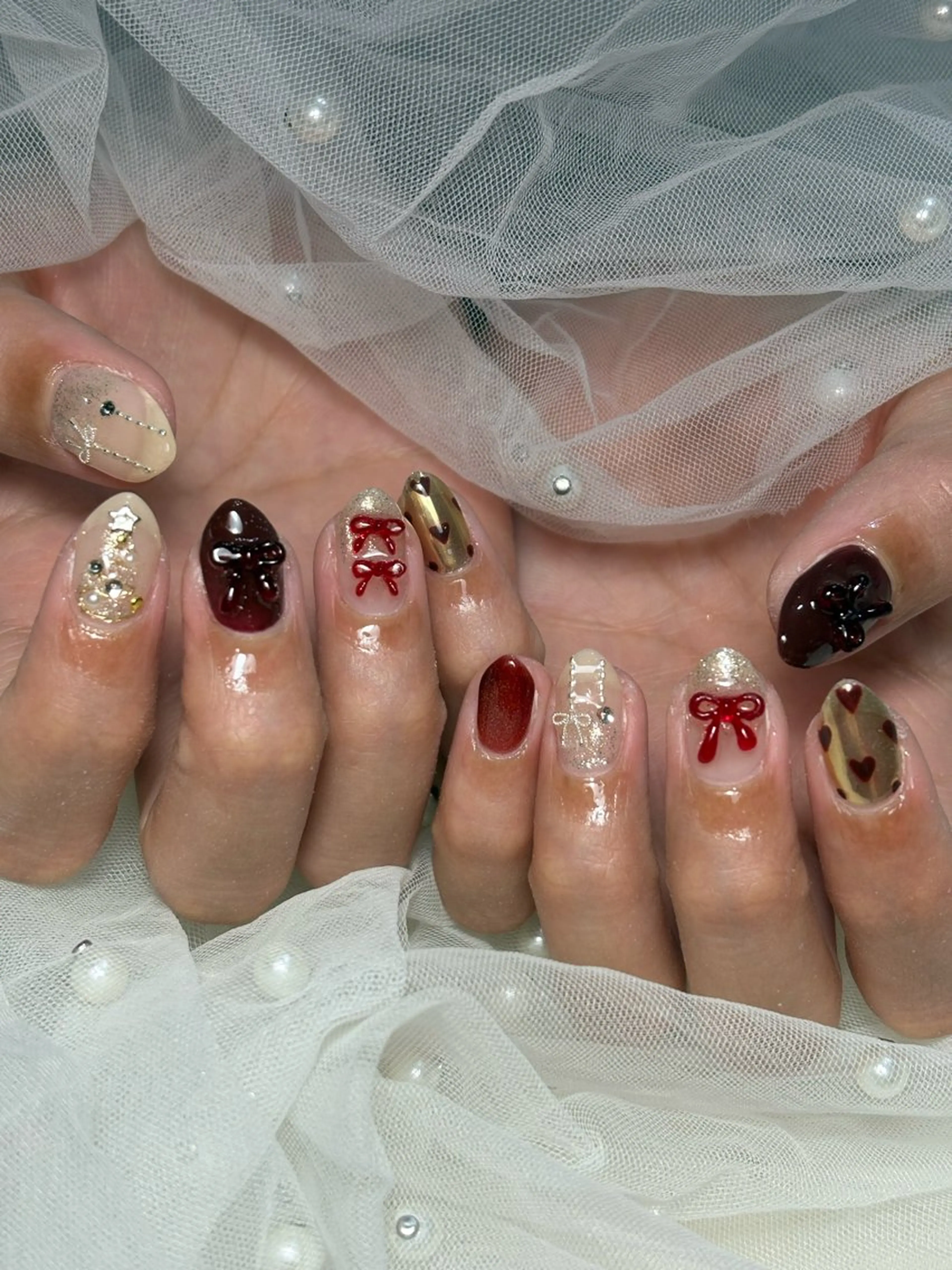 ネイル ハンドネイル フットネイル ✴︎ Delightのネイルデザイン