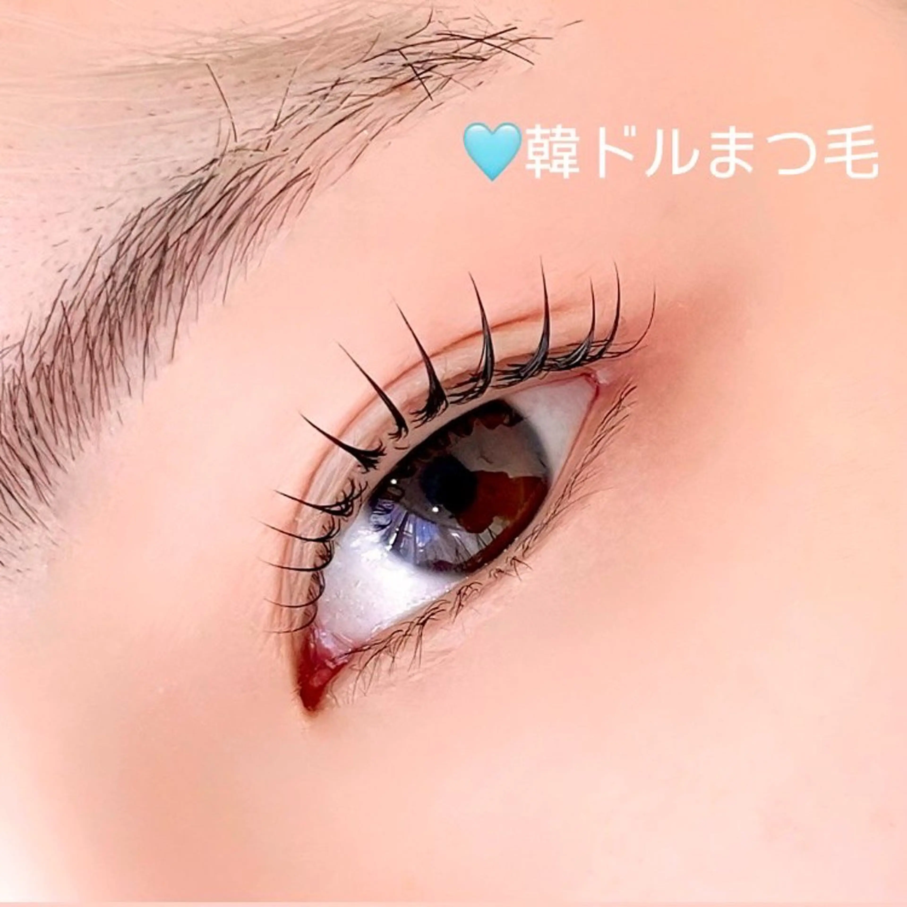 マツエク・マツパ 束感まつ毛 韓国風マツエク パリジェンヌラッシュリフト まつげパーマ 一重×まつ毛パーマ 渋谷／束感まつげ パーマ／YUKIのマツエク・マツパデザイン