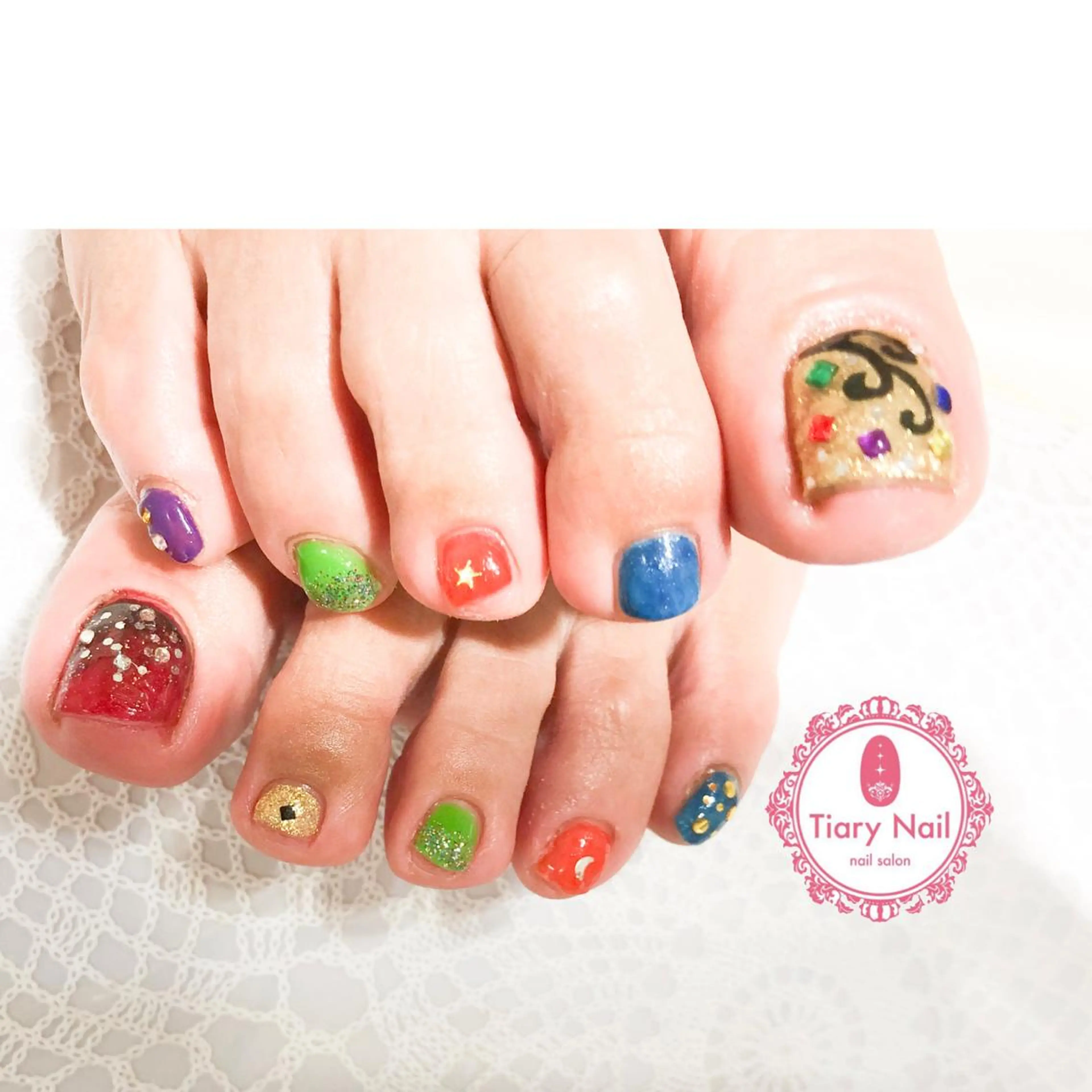 ネイル tiarynail K Kのネイルデザイン