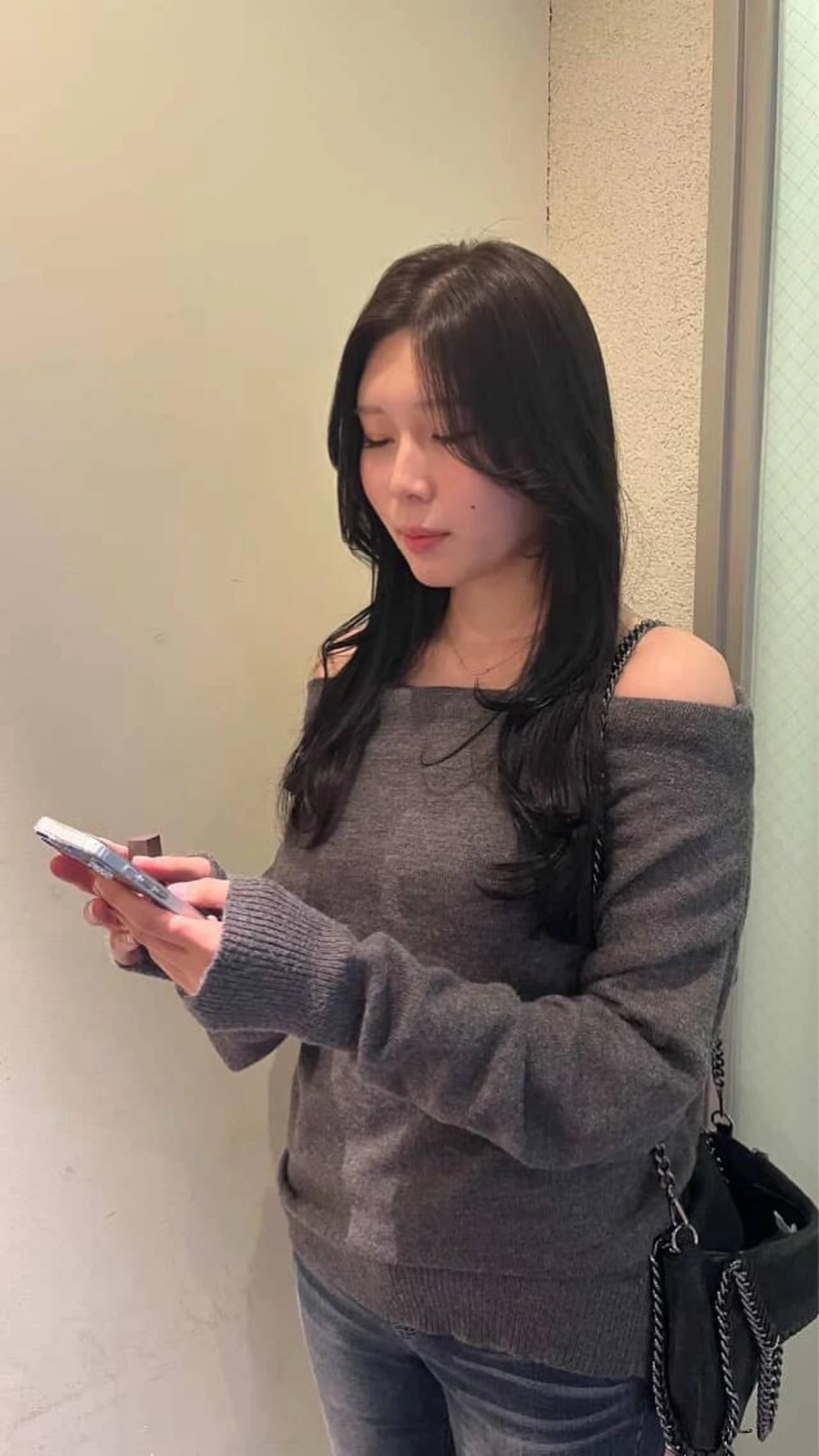 ロング レイヤーカット/ 艶カラー/YUKAのヘアスタイル