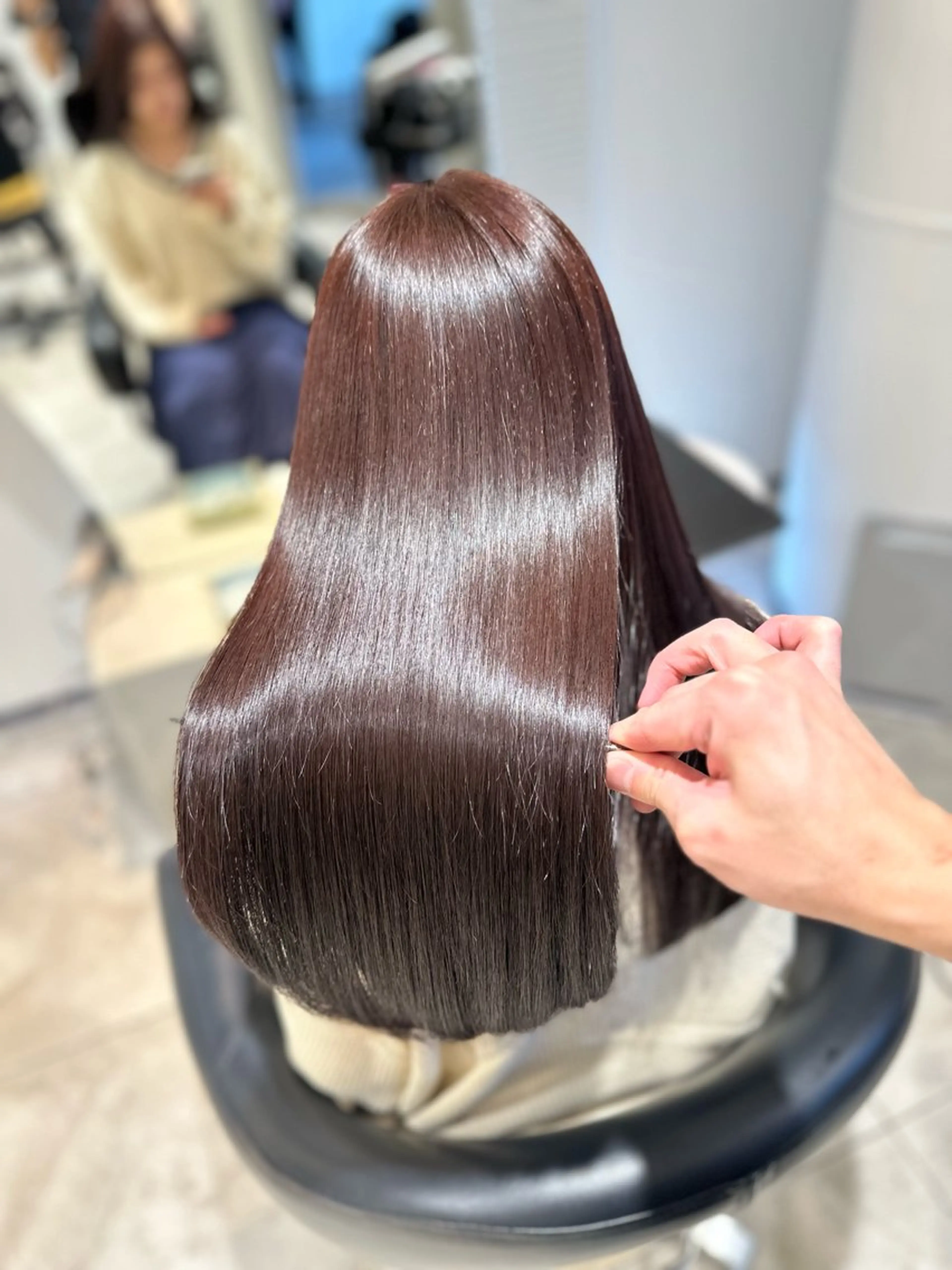 ロング パーマ 縮毛矯正 トリートメント 美髪矯正🫧艶髪特化 🫧関口太郎のヘアスタイル