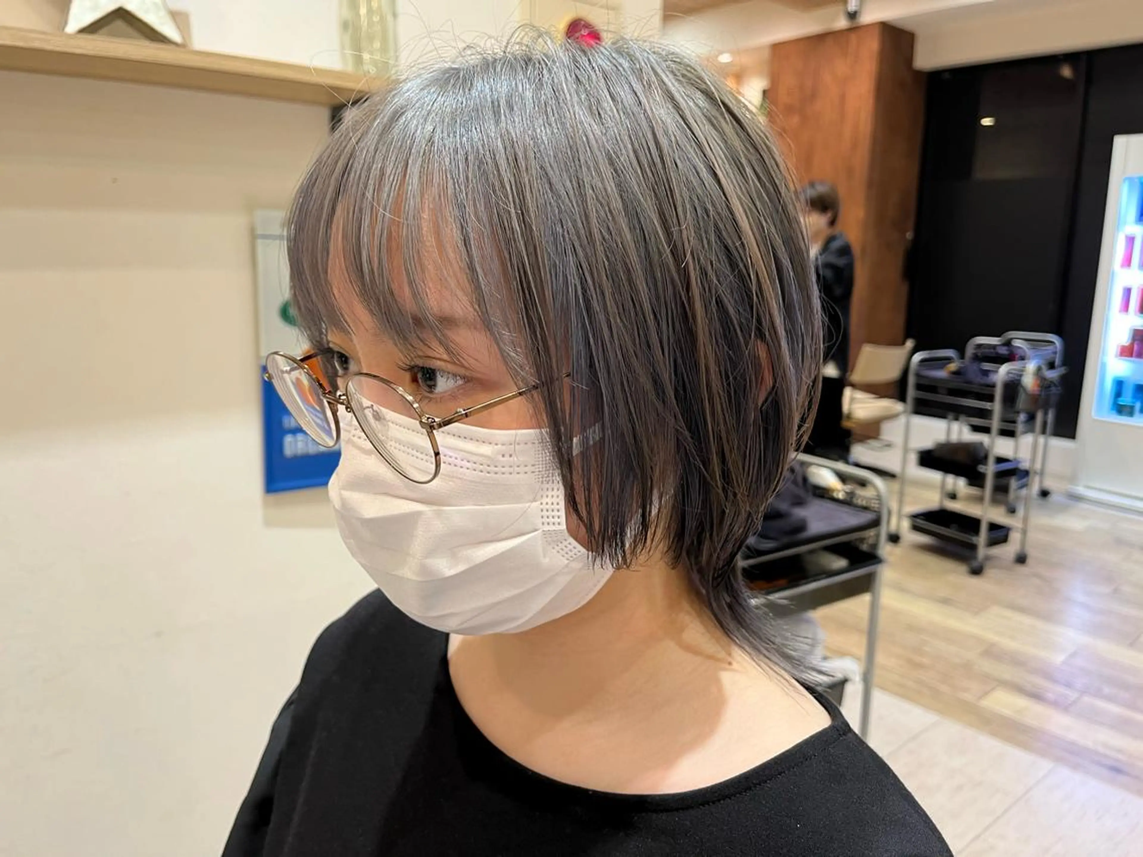 ミディアム ヘアカラー ✂︎ショート､メンズ ✂︎寺田正希のヘアスタイル