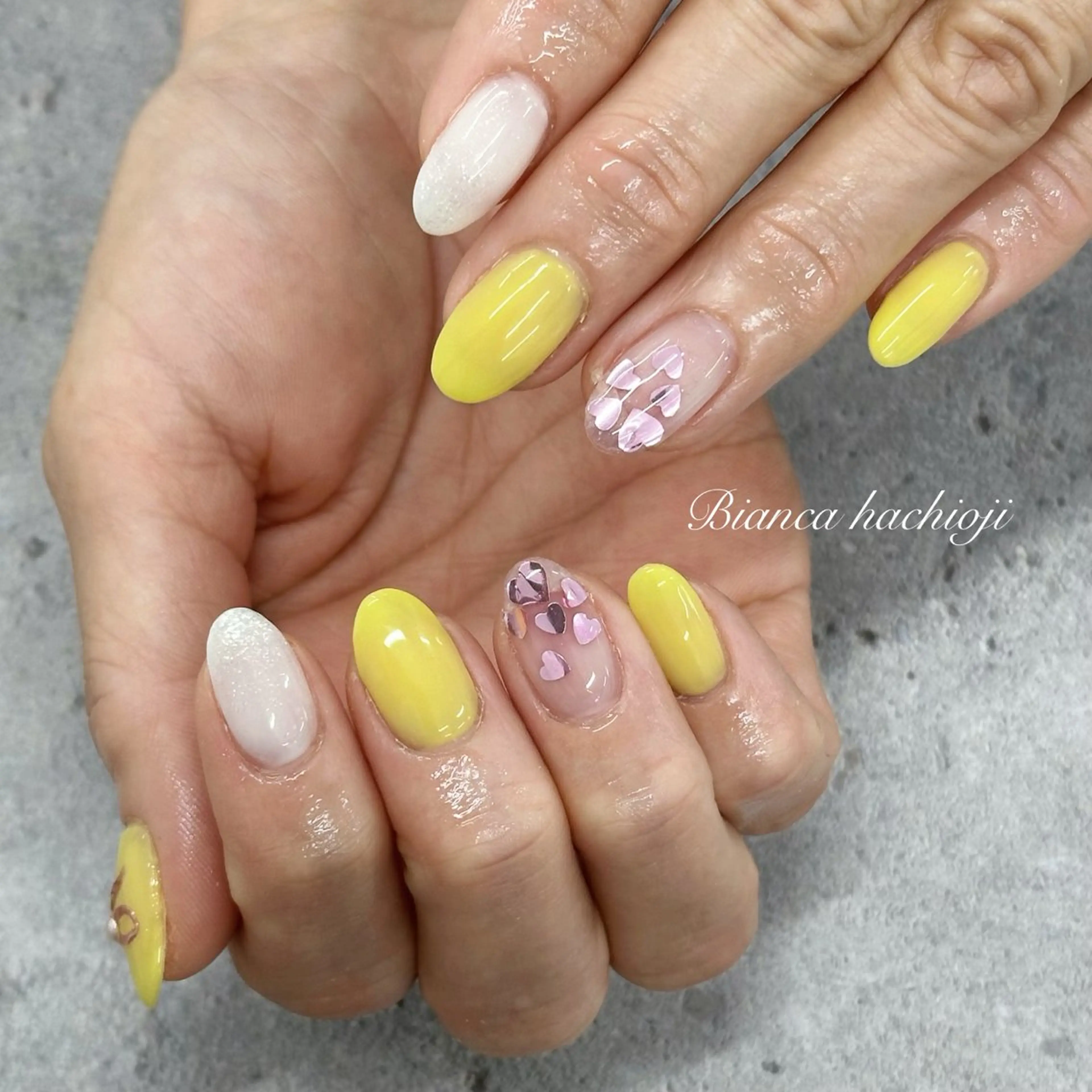 ネイル ハンドネイル Bianca🦋 AIRAのネイルデザイン