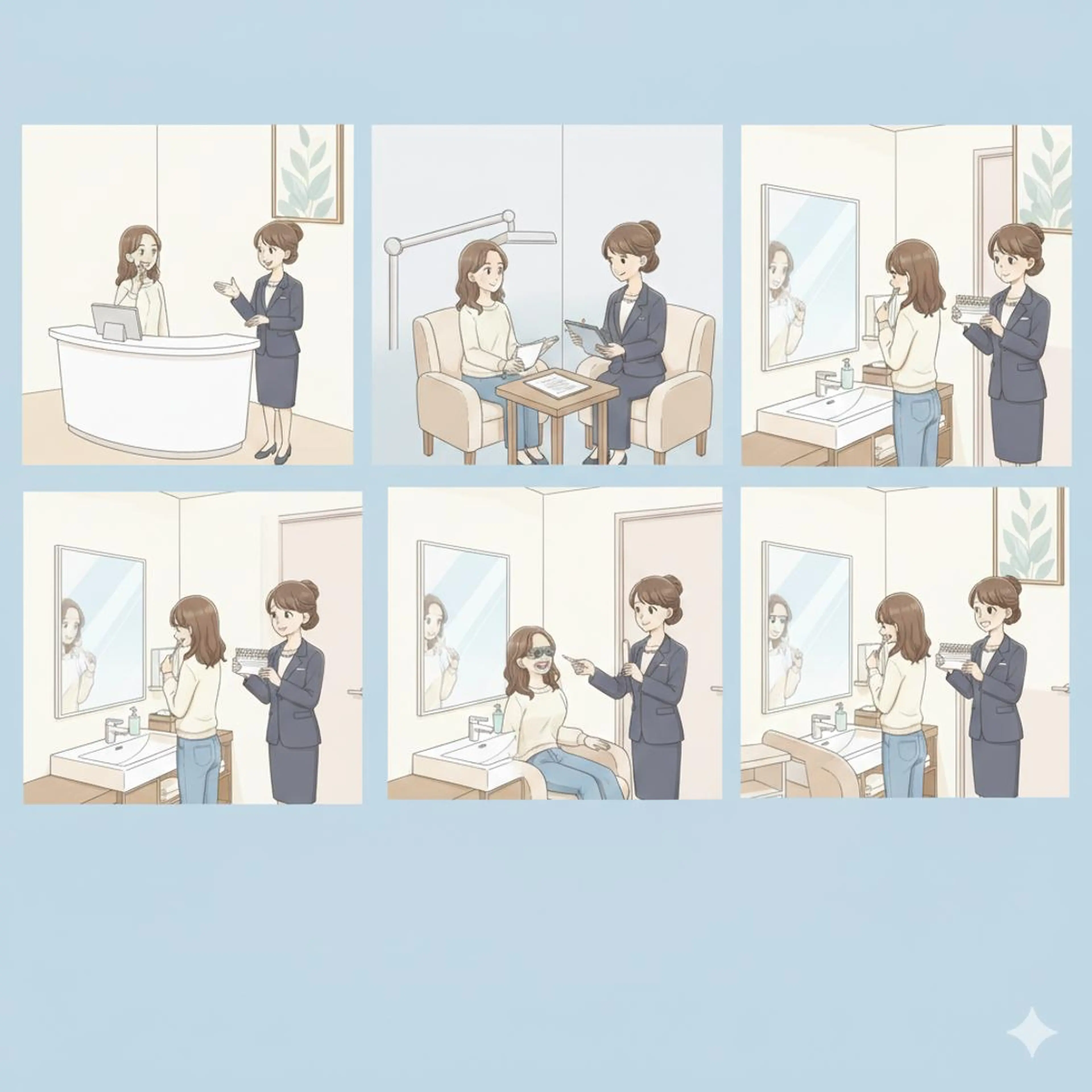 カラー ミディアム 透明感カラー その他 ホワイトニングサロン nico西葛西店のその他イメージ