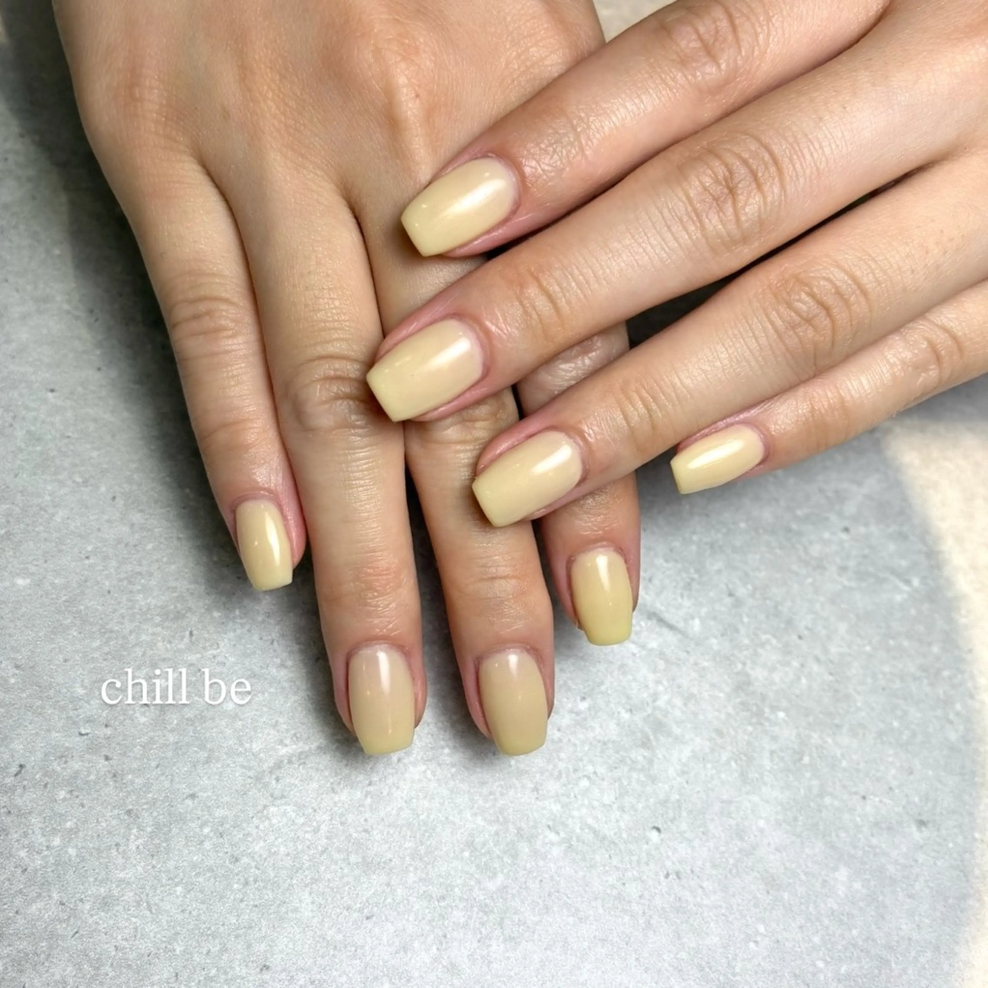 オフなし【hand】ワンカラーorグラデーション　付け替えオフ込み/甘皮ケア付の写真